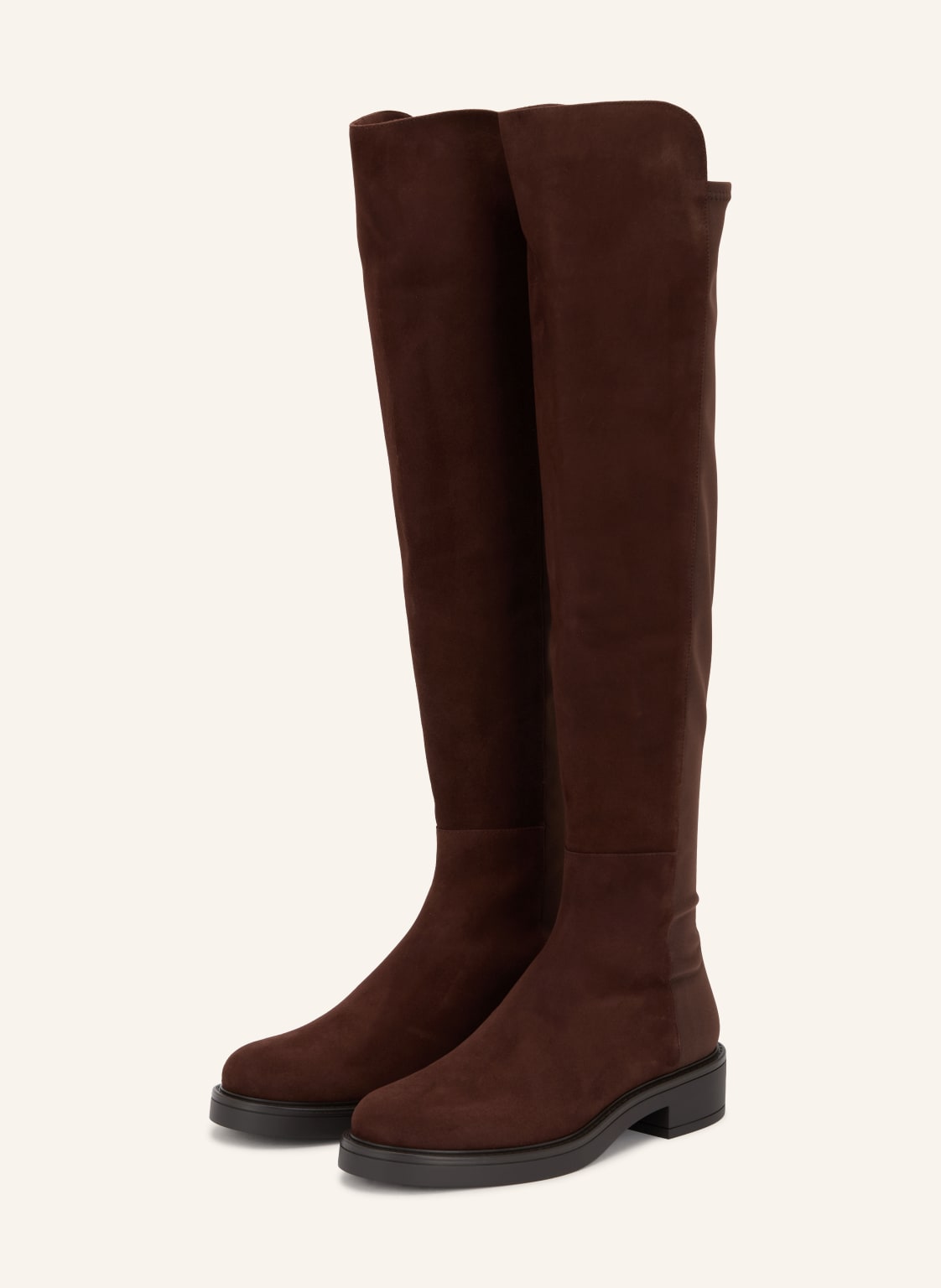 Produktový obrázek Stuart Weitzman Stuart Weitzman Kozačky Celia tmavě hnědá