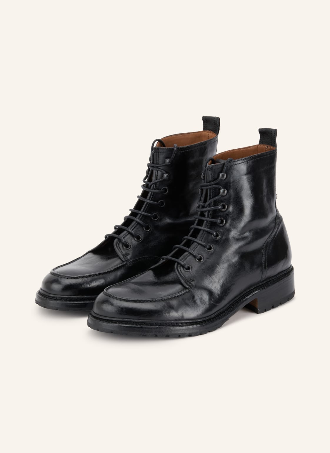 Produktový obrázek Cordwainer Cordwainer Šněrovací Boty černá