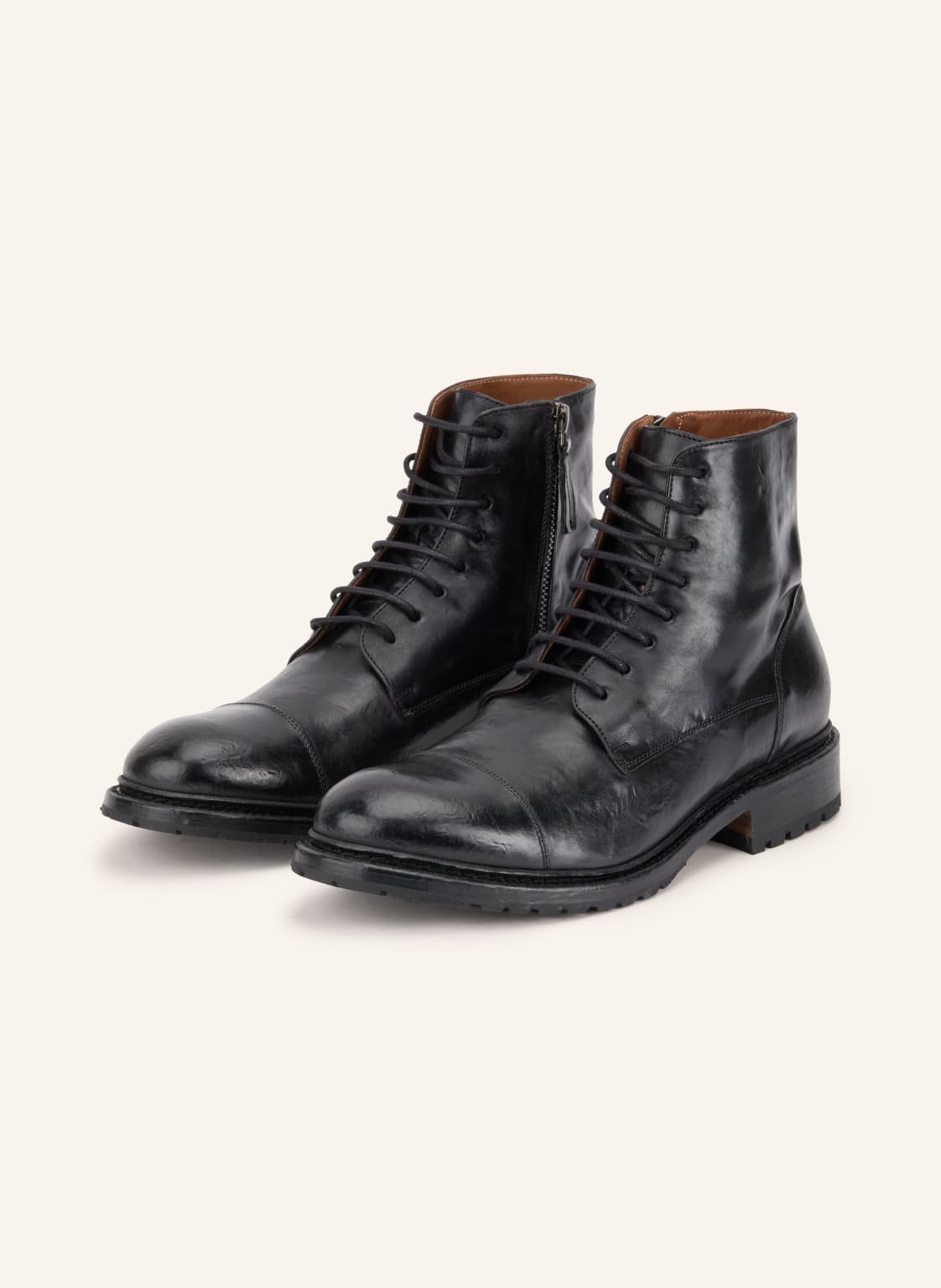 Produktový obrázek Cordwainer Cordwainer Šněrovací Boty černá