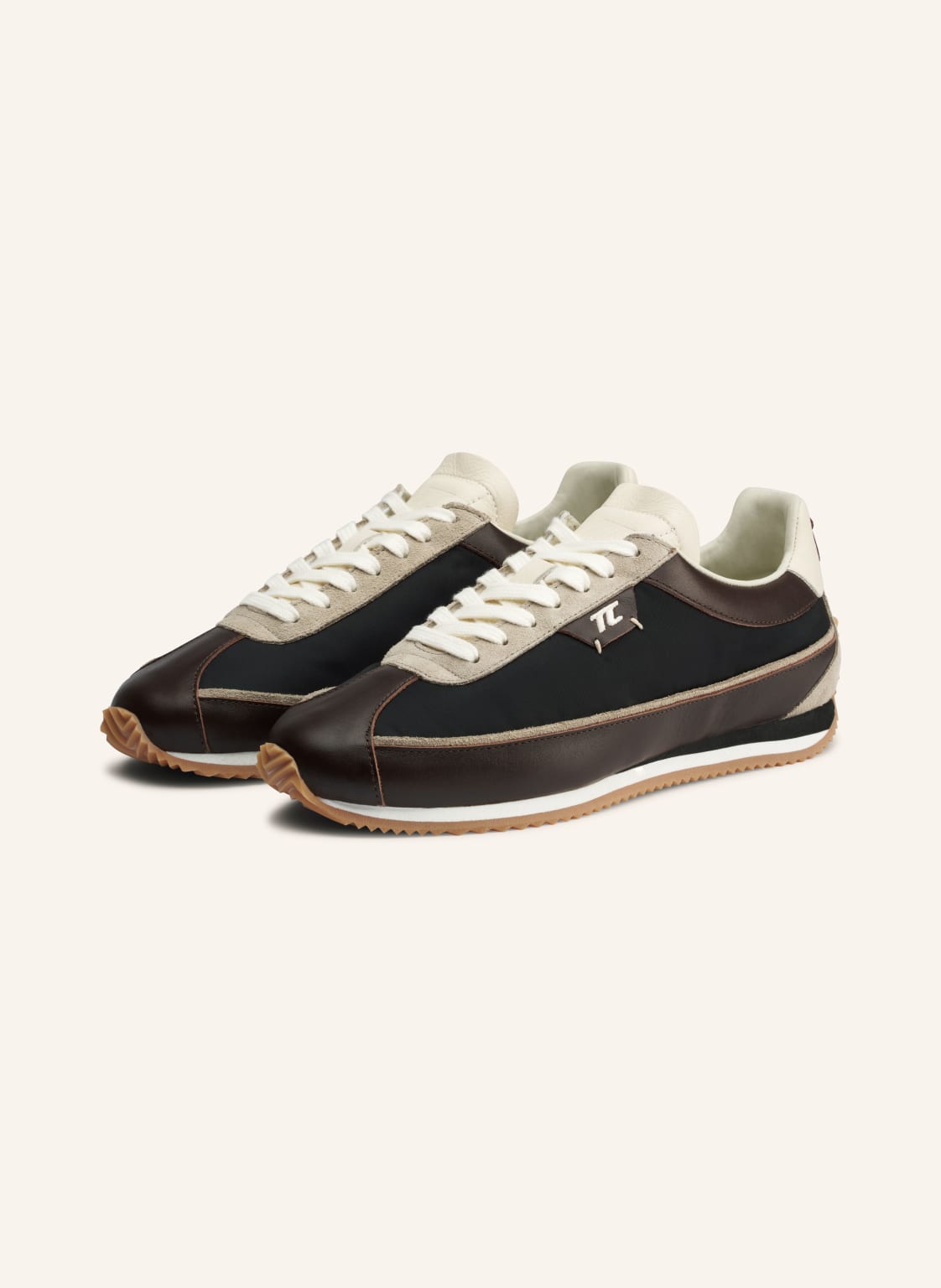 Produktový obrázek THESING Thesing Sneakersy Schumy tmavě hnědá / bílá