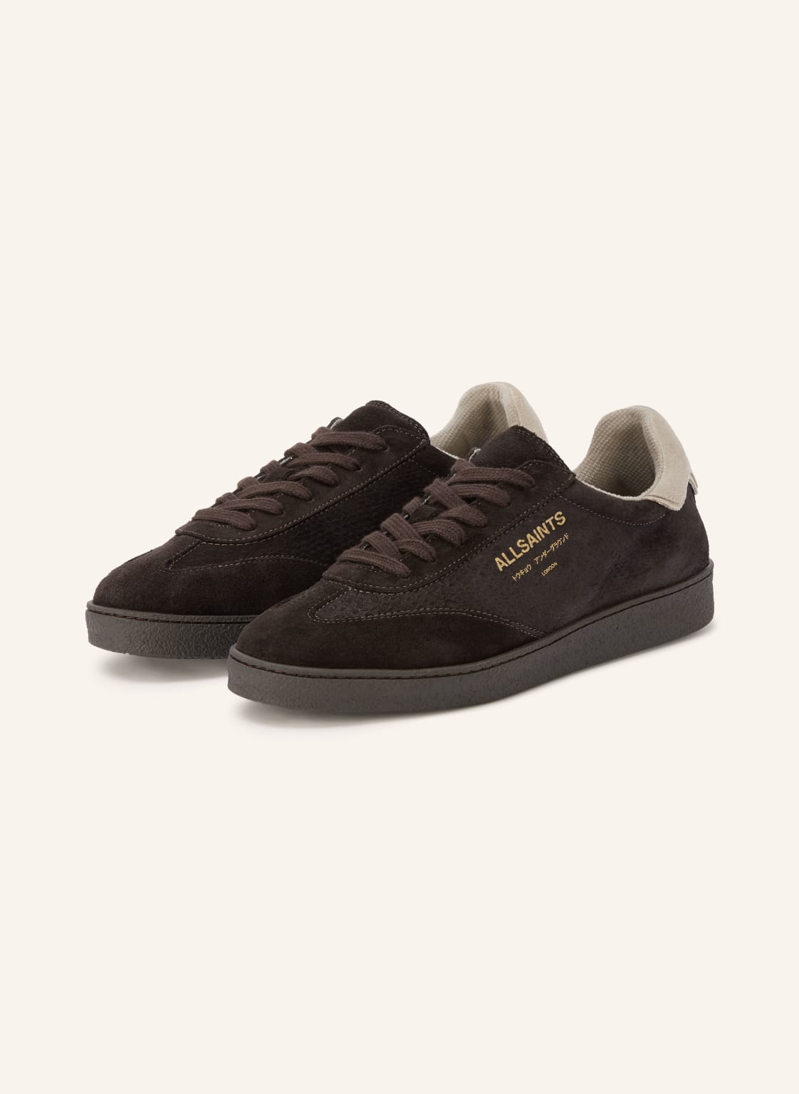 Produktový obrázek AllSaints Allsaints Sneakersy Thelma tmavě hnědá / světle šedá