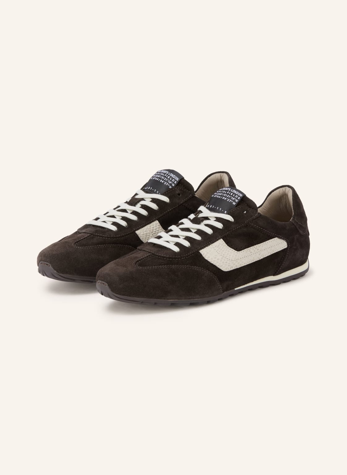 Produktový obrázek AllSaints Allsaints Sneakersy Liam tmavě hnědá / krémová