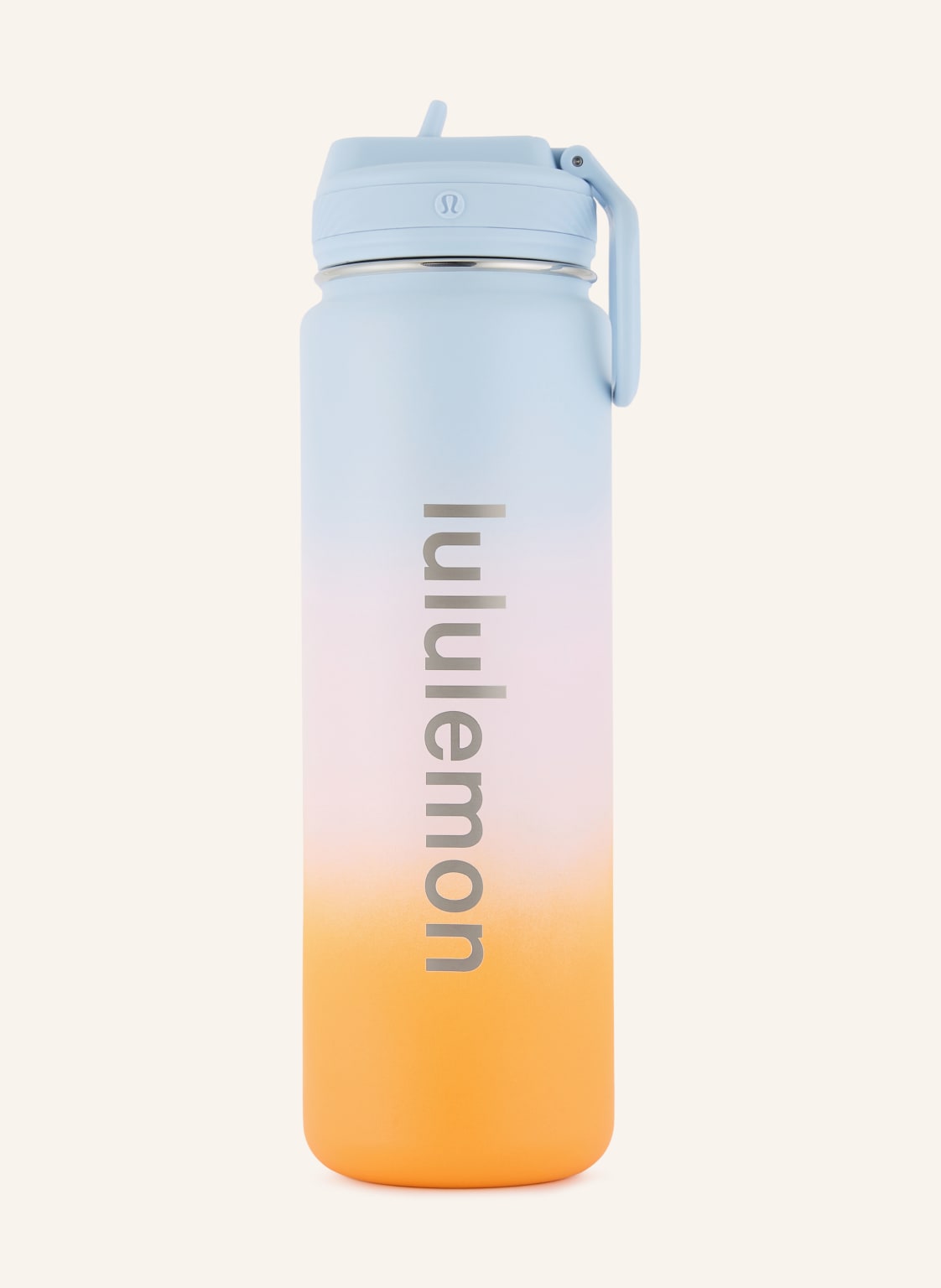 Produktový obrázek lululemon Lululemon Termoska Back To Life tmavě modrá / světle růžová / oranžová