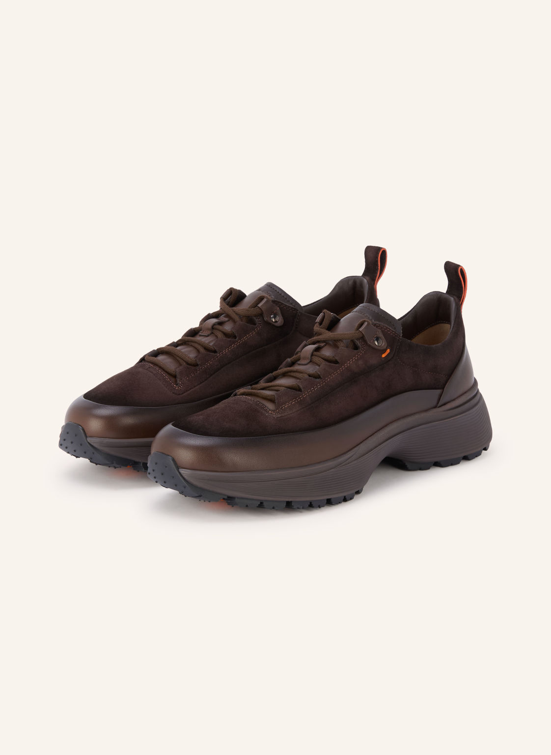 Produktový obrázek Santoni Santoni Sneakersy Easy Bounce tmavě hnědá
