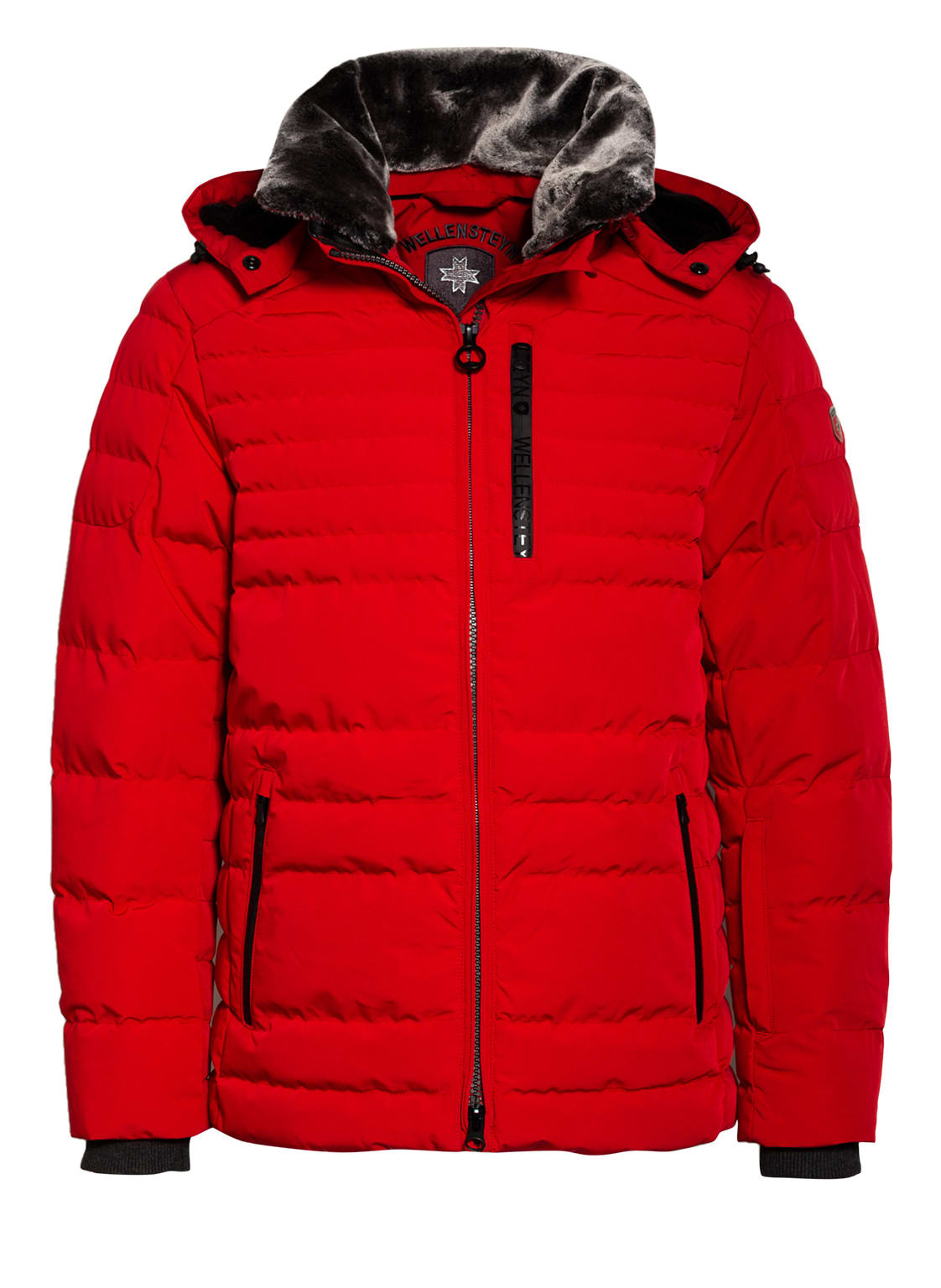 Image of Wellensteyn Skijacke Polar Mit Abnehmbarem Kunstpelzbesatz rot