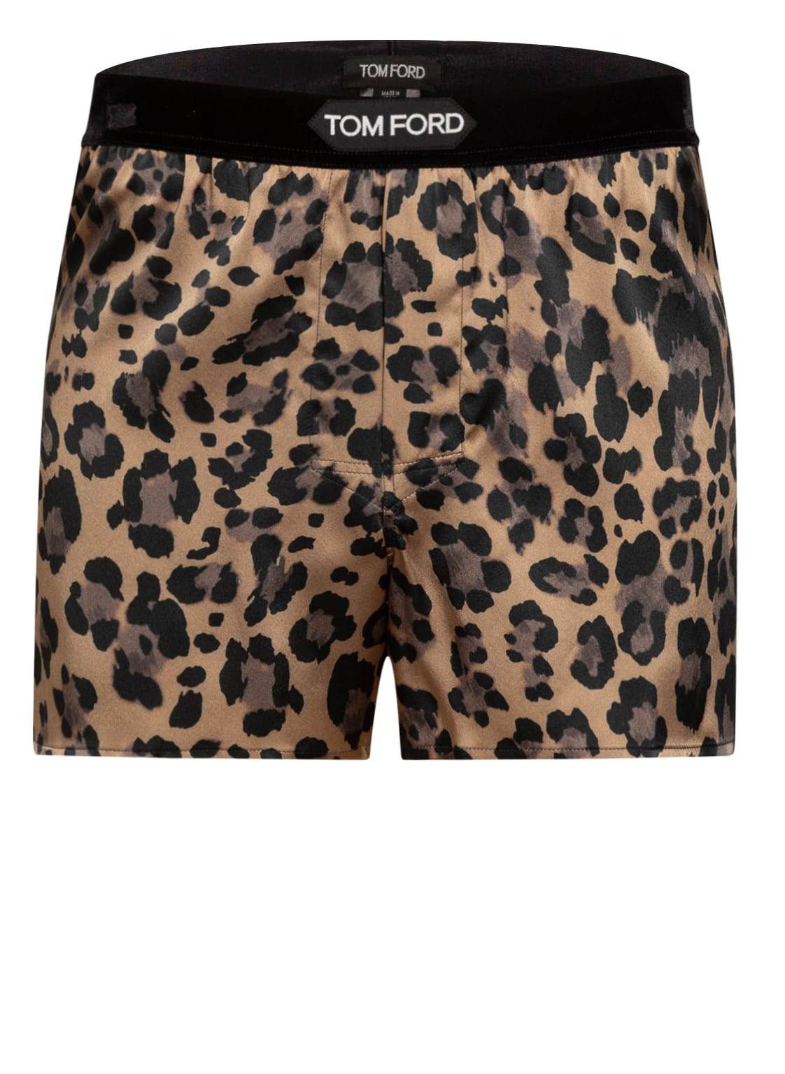 Image of Tom Ford Seiden-Boxershorts braun
