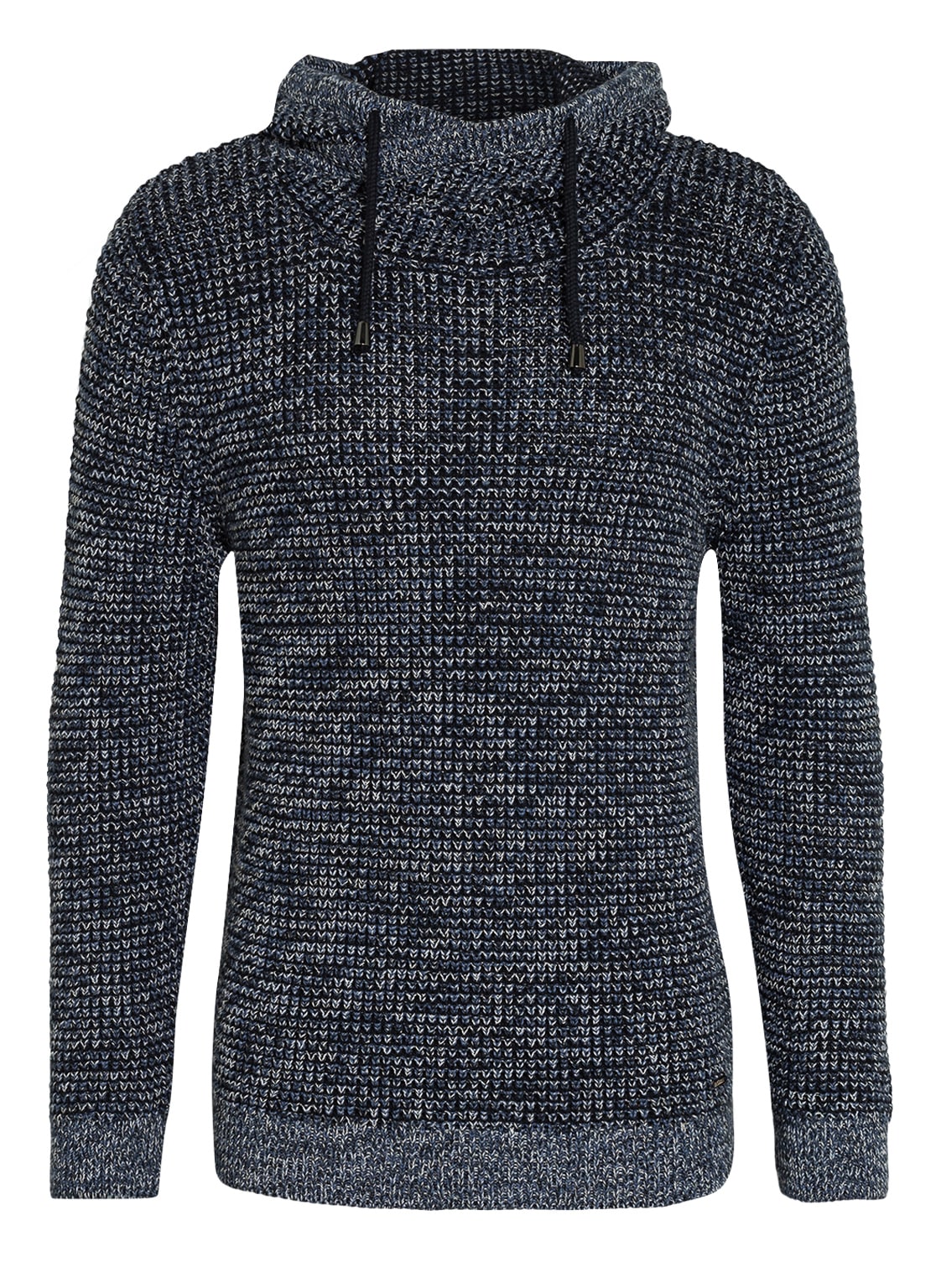 Image of Ragman Strick-Hoodie blau