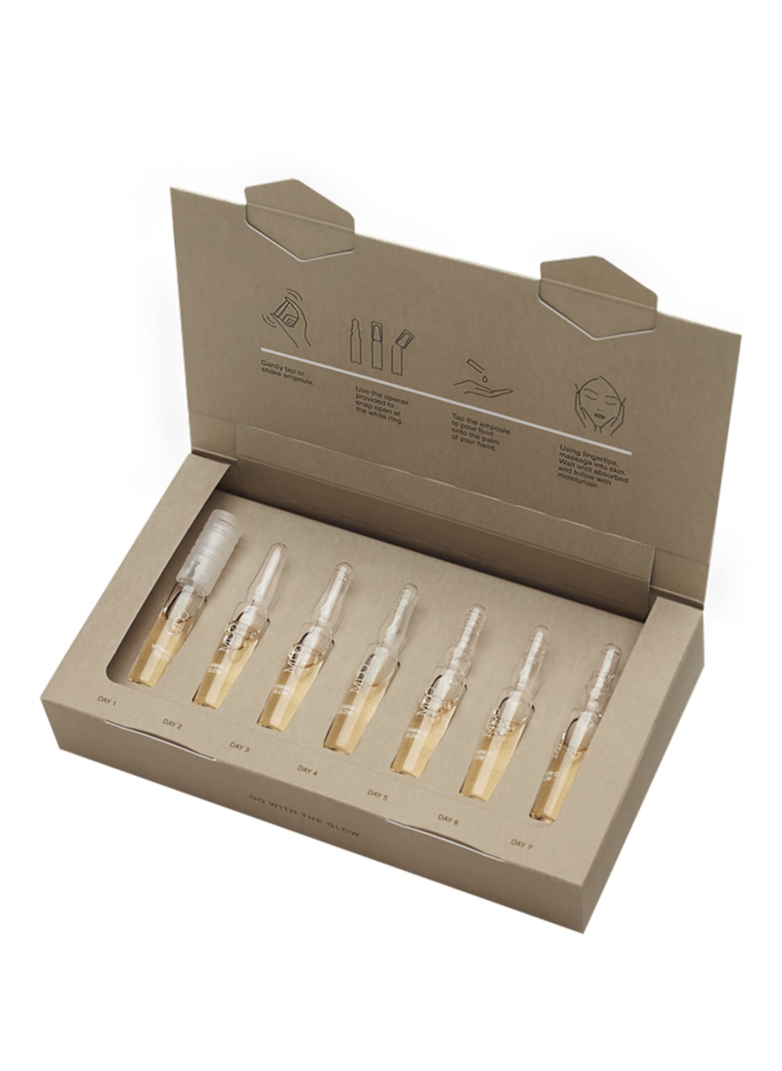 Image of Mdo By Simon Ourian M.D. Vitamin C Glow Ampoule Ampullen Serum (7 x 2ml) 14 ml