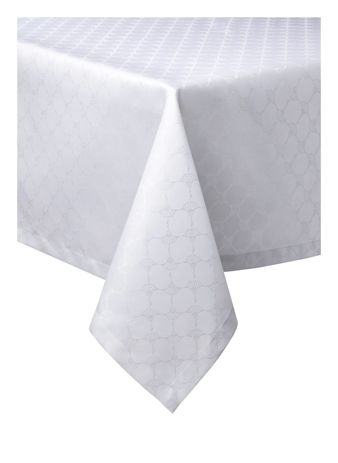 Image of Joop! Tischdecke Cornflower Allover weiss
