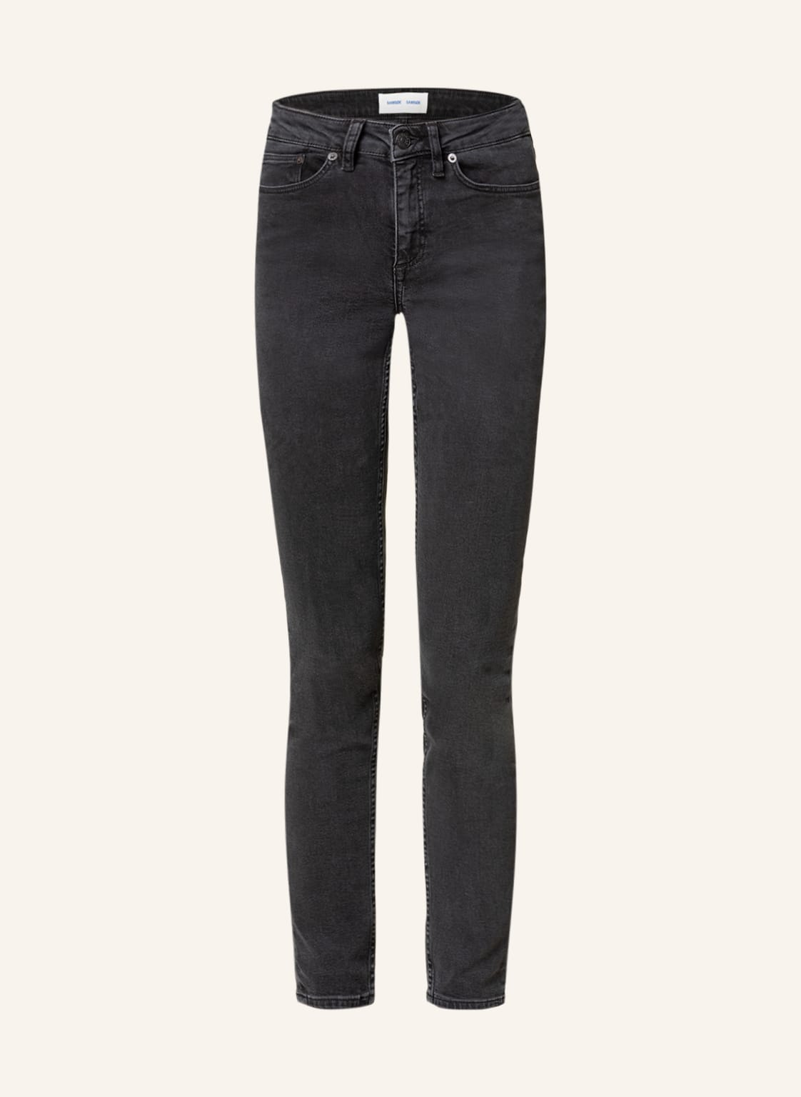 Image of Samsøe Samsøe Skinny Jeans Alice schwarz