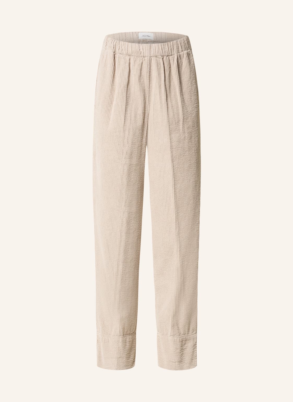 Image of American Vintage Cordhose Padow weiss