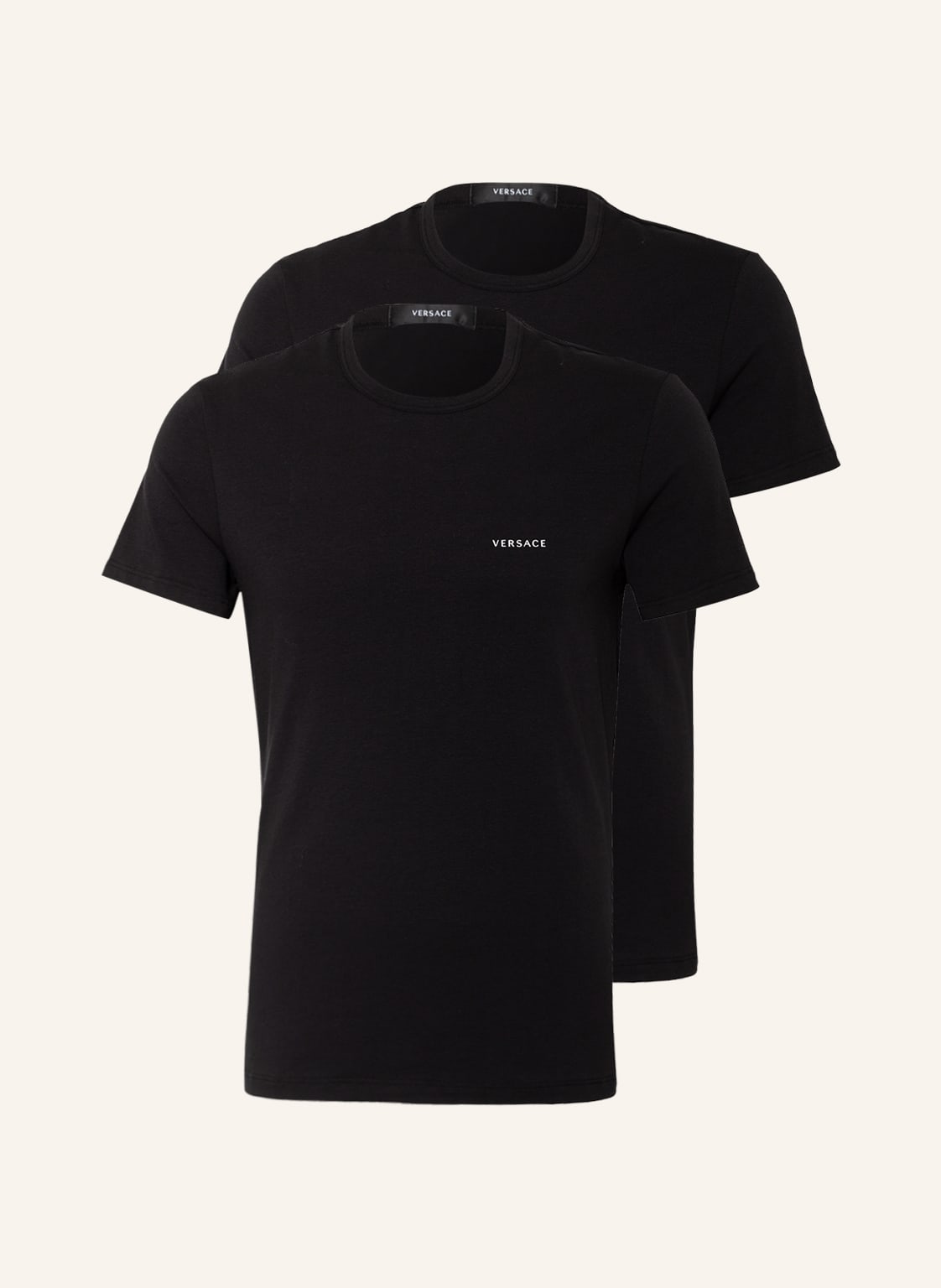 Image of Versace 2er-Pack T-Shirts schwarz