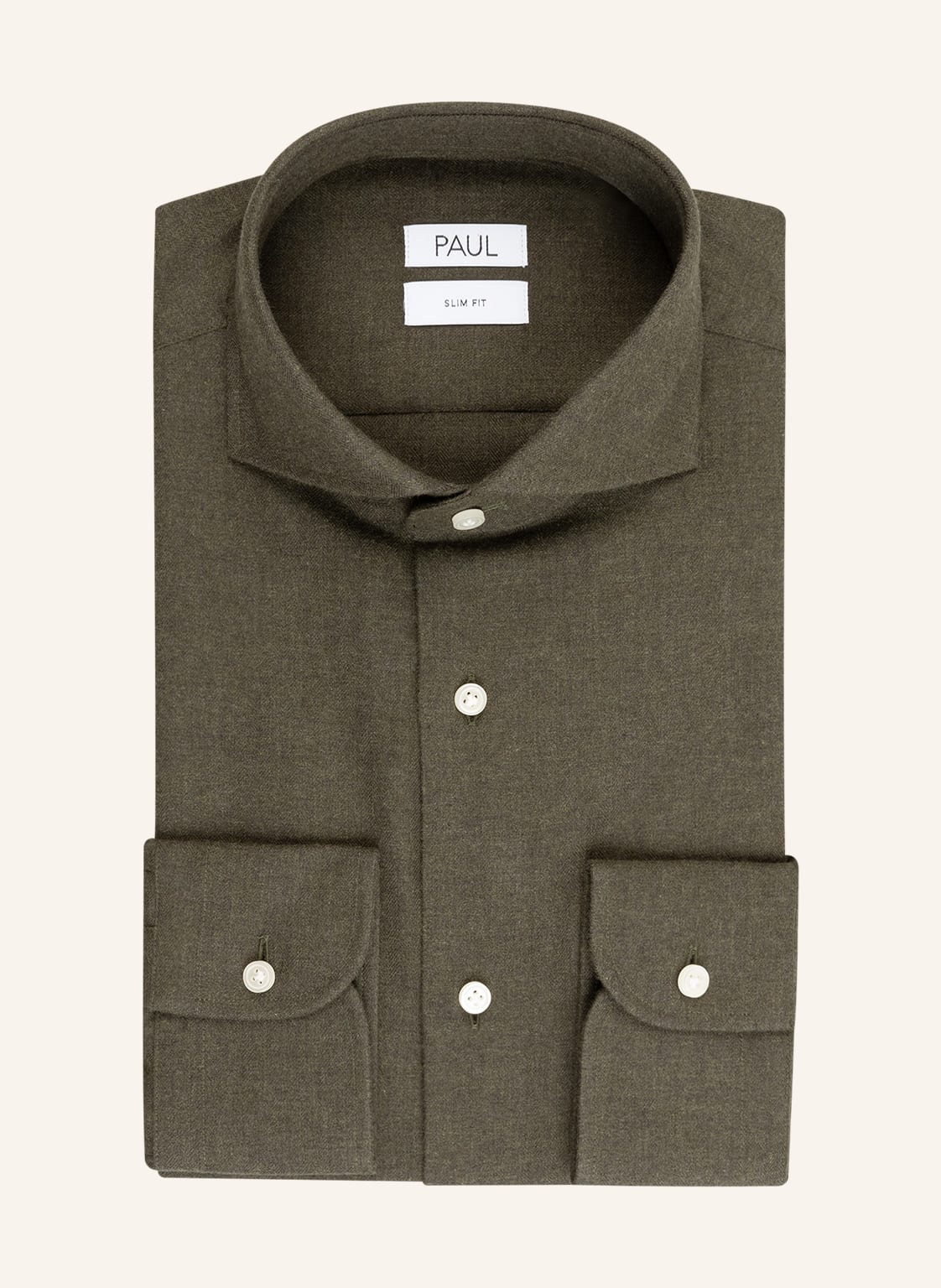 Image of Paul Hemd Slim Fit gruen