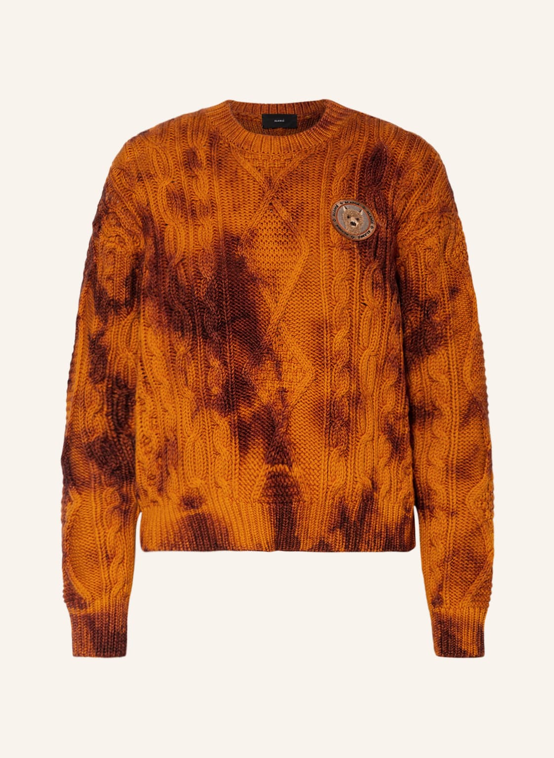 Image of Alanui Pullover Piedras Rojas Fisherman orange