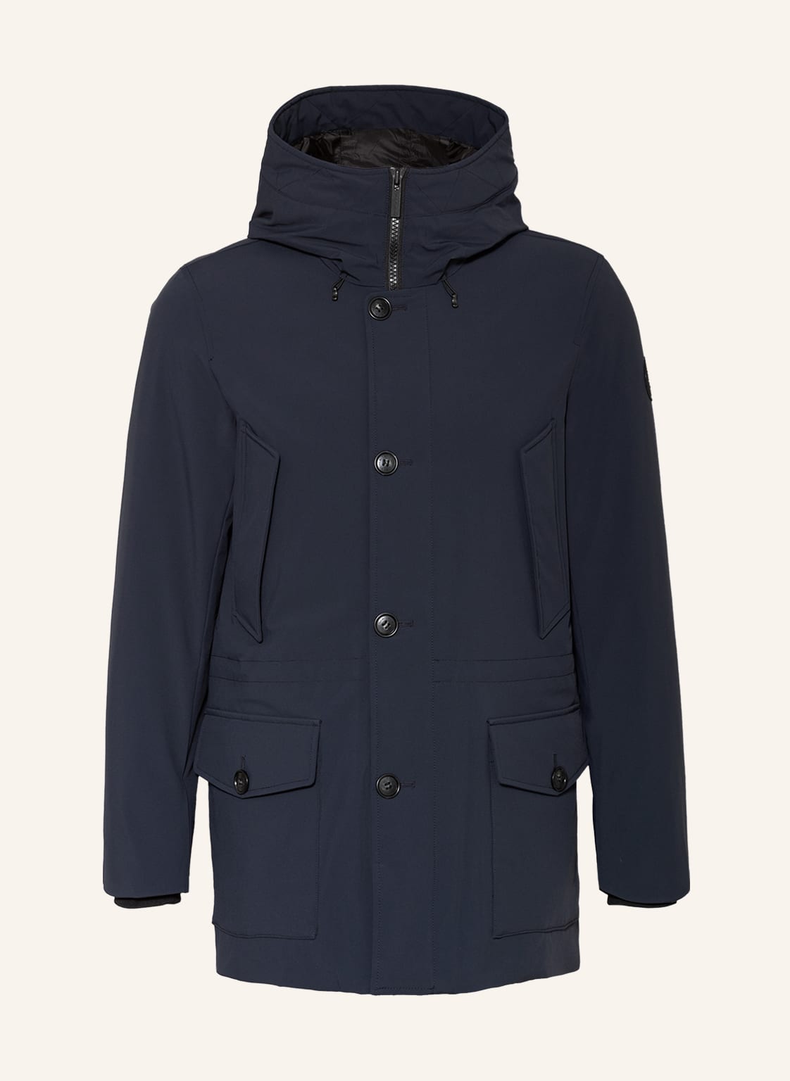 Image of Woolrich Daunenparka Arctic Stretch blau