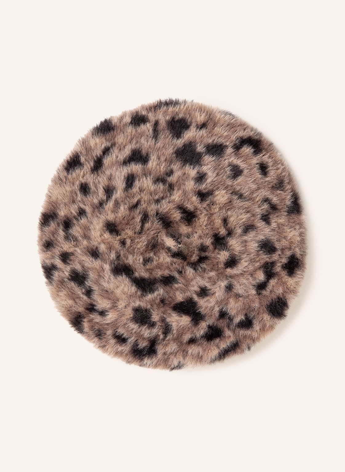 Image of Loevenich Mütze Mit Kunstfellbesatz braun