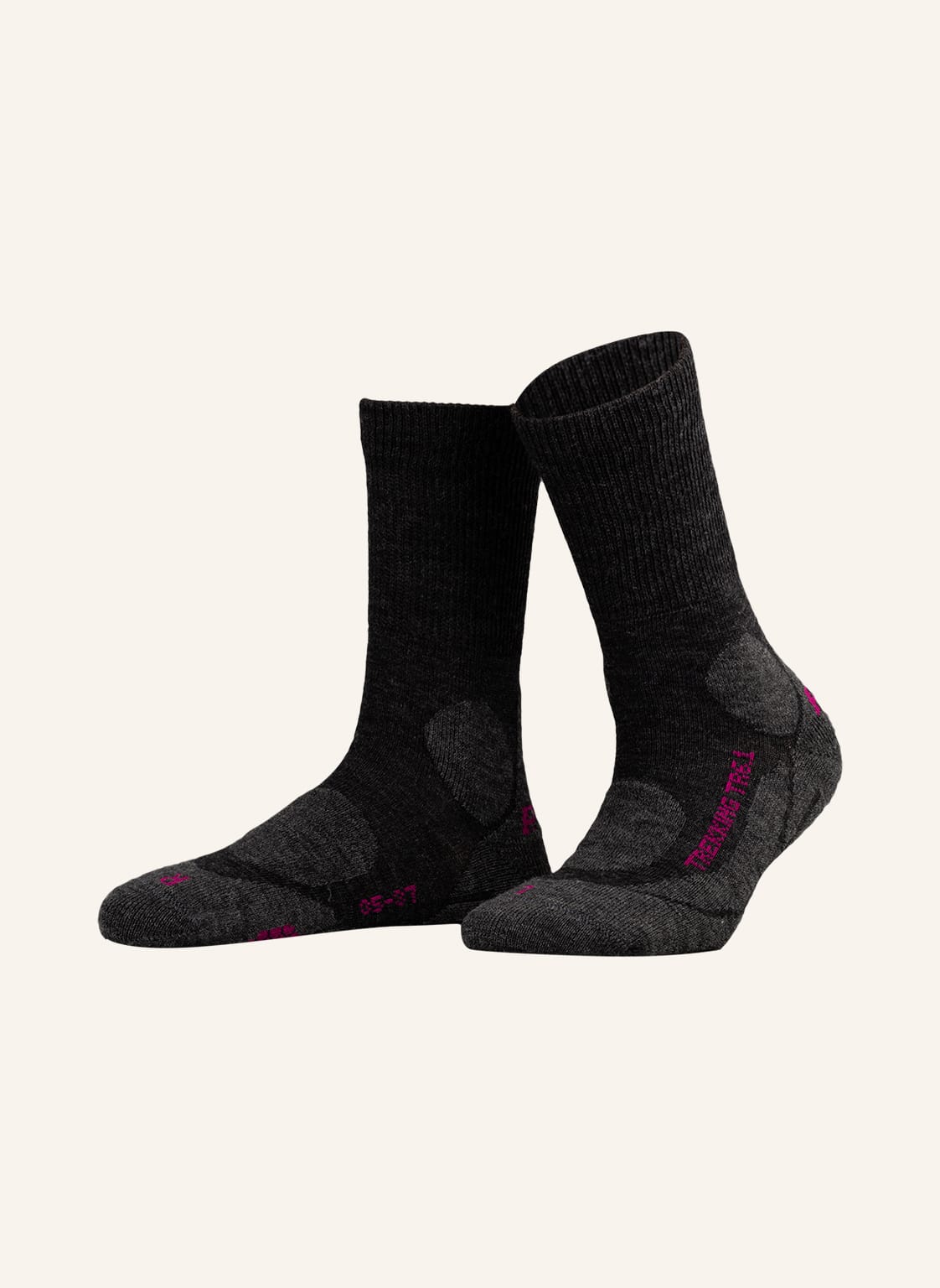 Image of P.A.C. Trekking-Socken Tr 6.1 Medium Mit Merinowolle violett