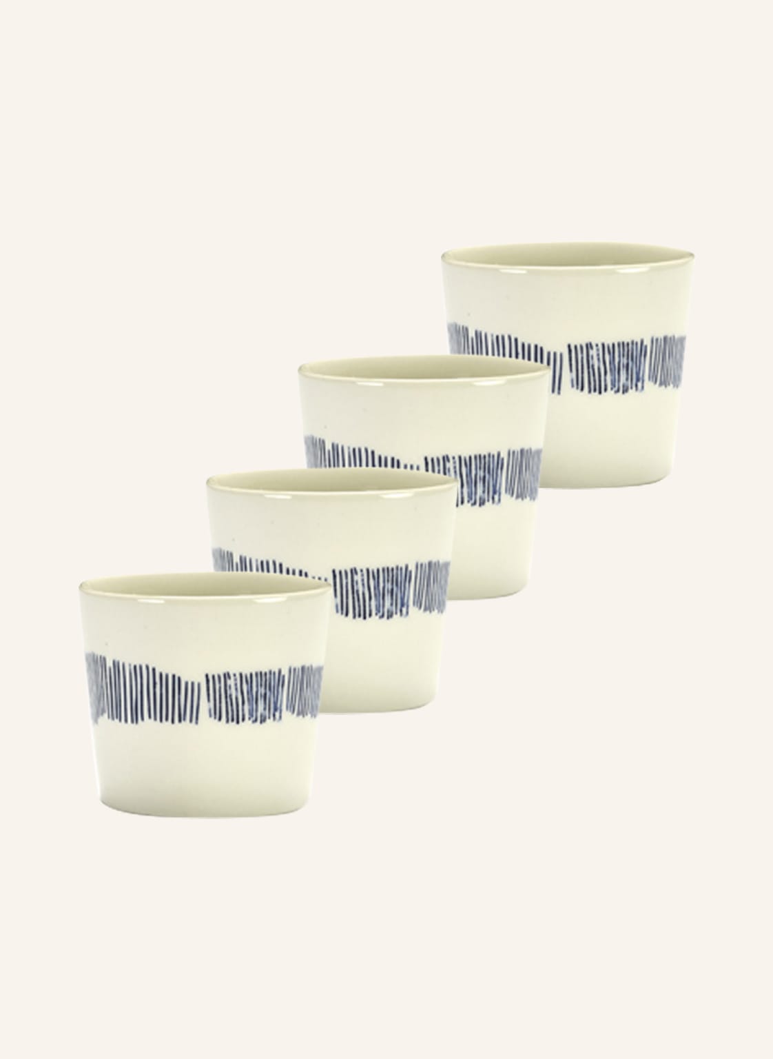 Image of Serax 4er-Set Espressotassen Feast weiss