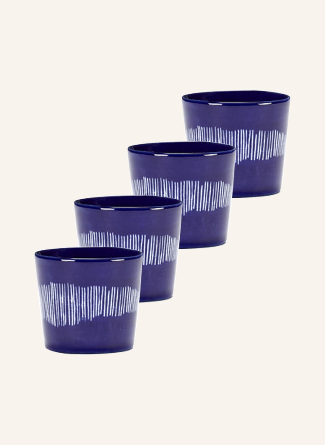 Image of Serax 4er-Set Espressotassen Feast blau