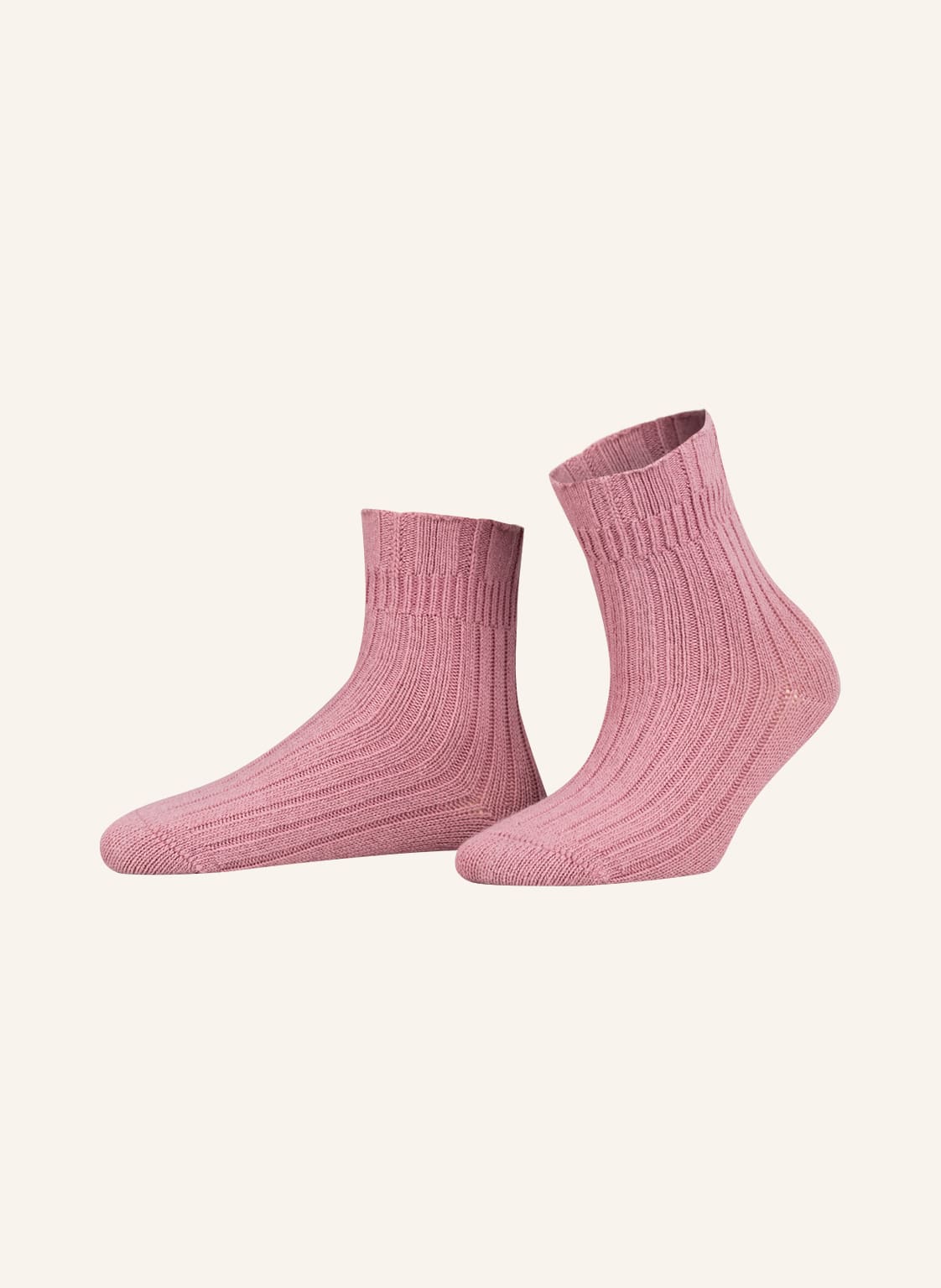 Image of Falke Socken Bedsock Rib rosa