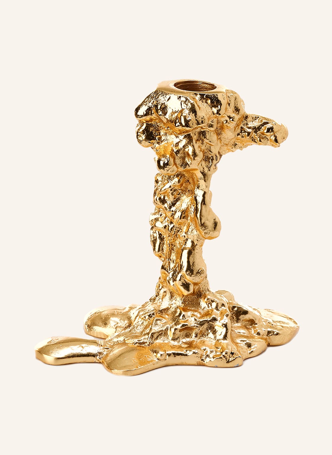 Image of Pols Potten Kerzenhalter Drip Small gold