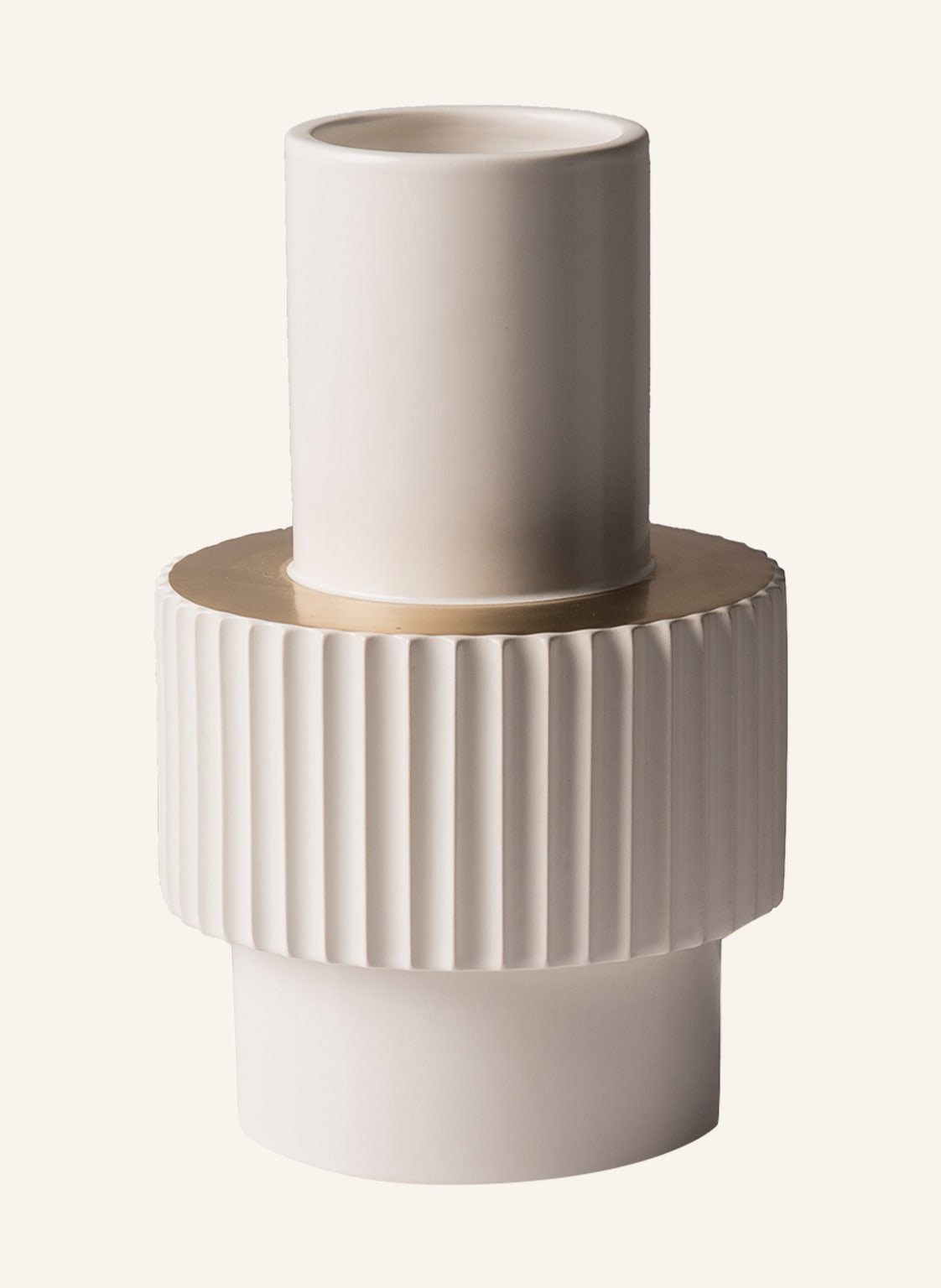 Image of Pols Potten Vase Gear Small weiss