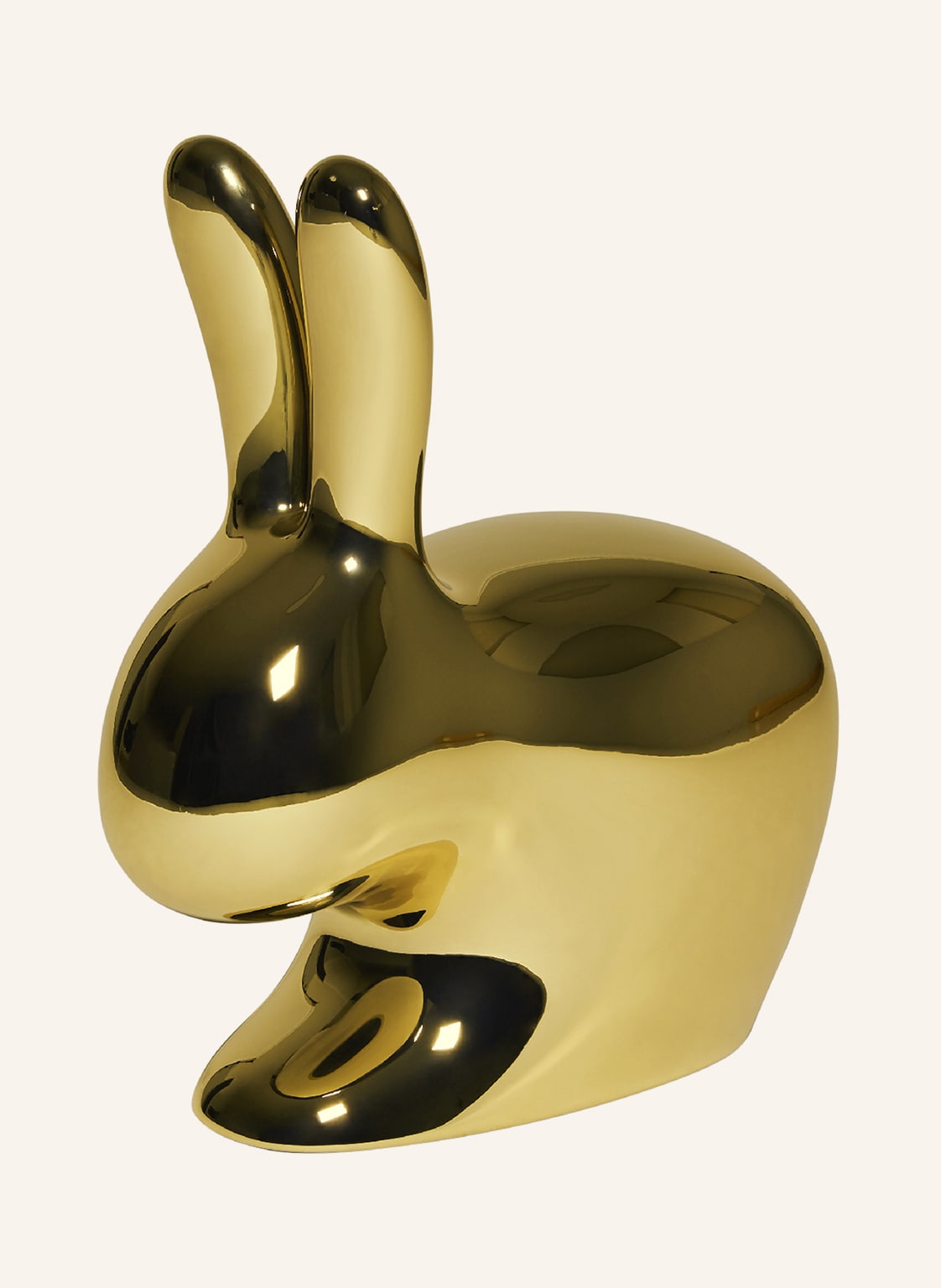 Image of Qeeboo Hocker Rabbit gold