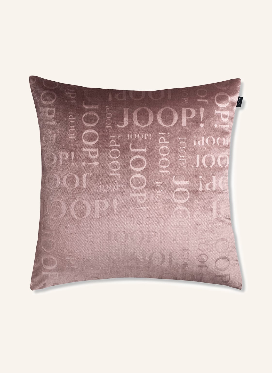 Image of Joop! Samt-Dekokissenhülle Match rosa
