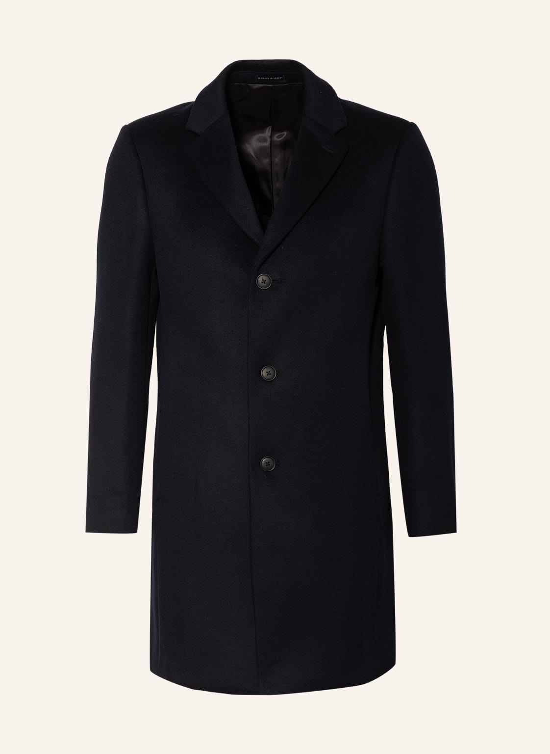 Image of Reiss Mantel Gable Mit Wolle blau