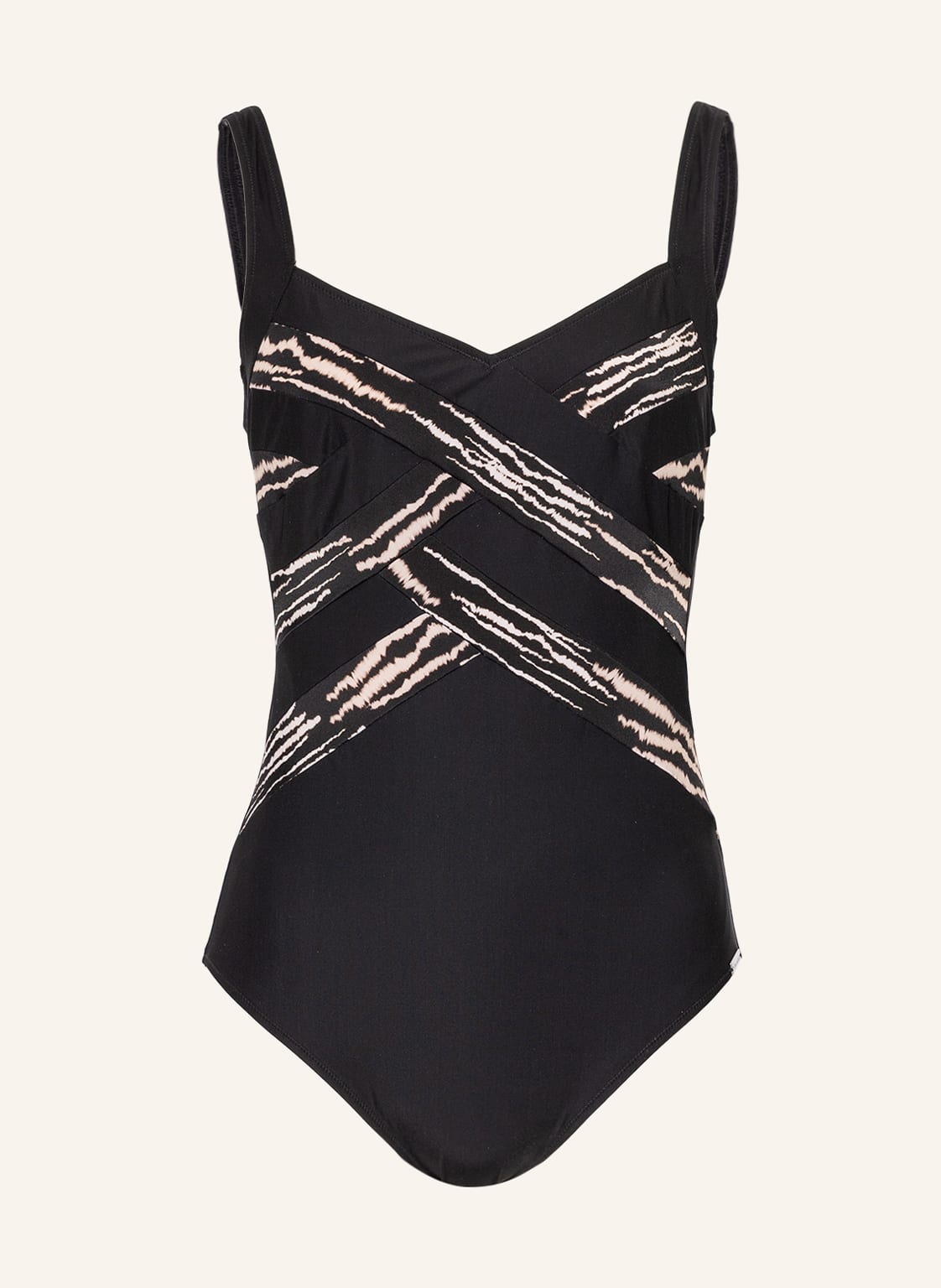 Image of Charmline Shape-Badeanzug Wild Adventures schwarz