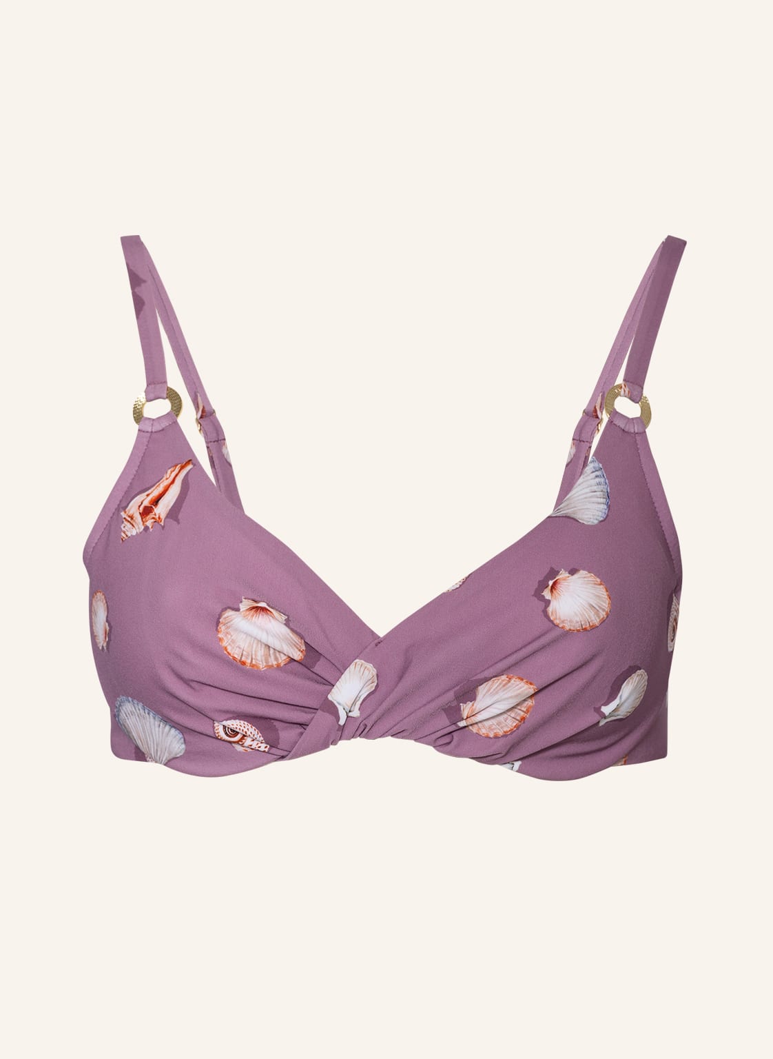 Image of Maryan Mehlhorn Bügel-Bikini-Top Seastories violett