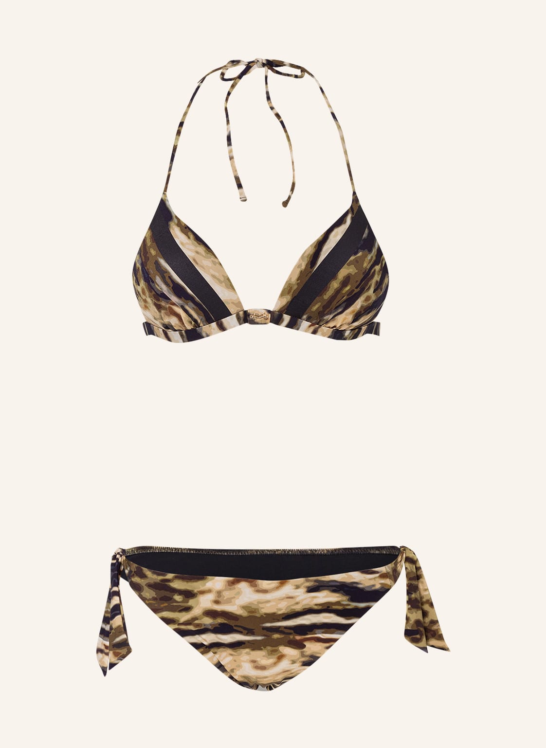 Image of Maryan Mehlhorn Triangel-Bikini Edge Mit Push-Up-Effekt braun