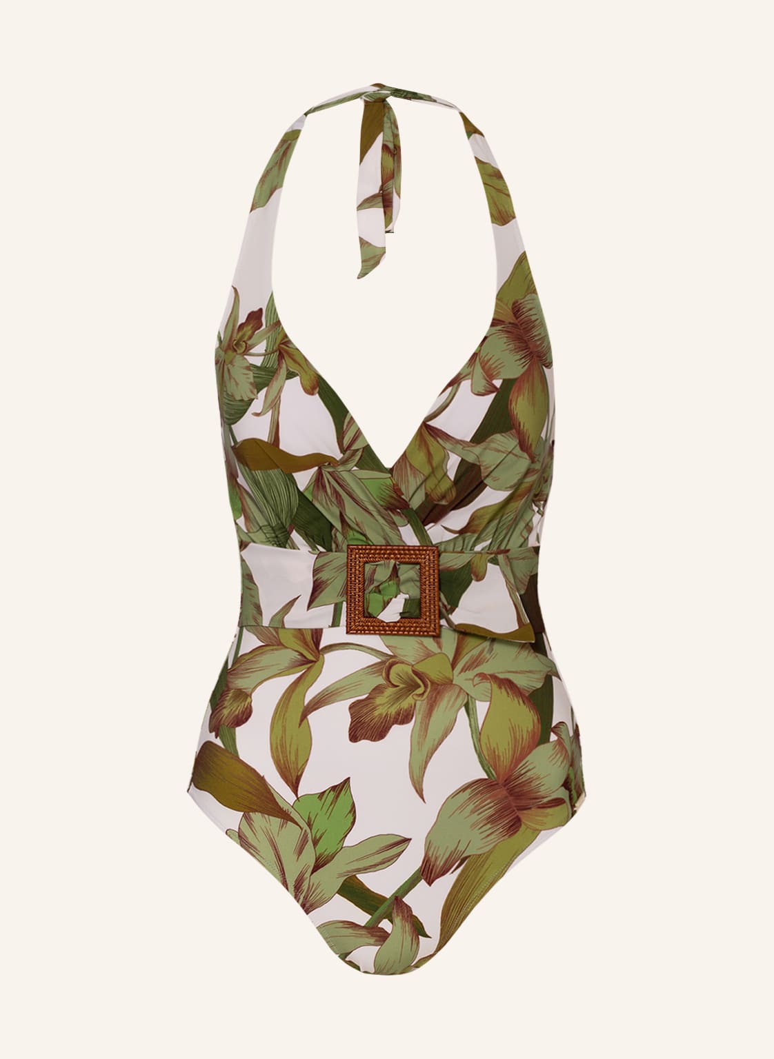 Image of Maryan Mehlhorn Neckholder-Badeanzug Journey gruen