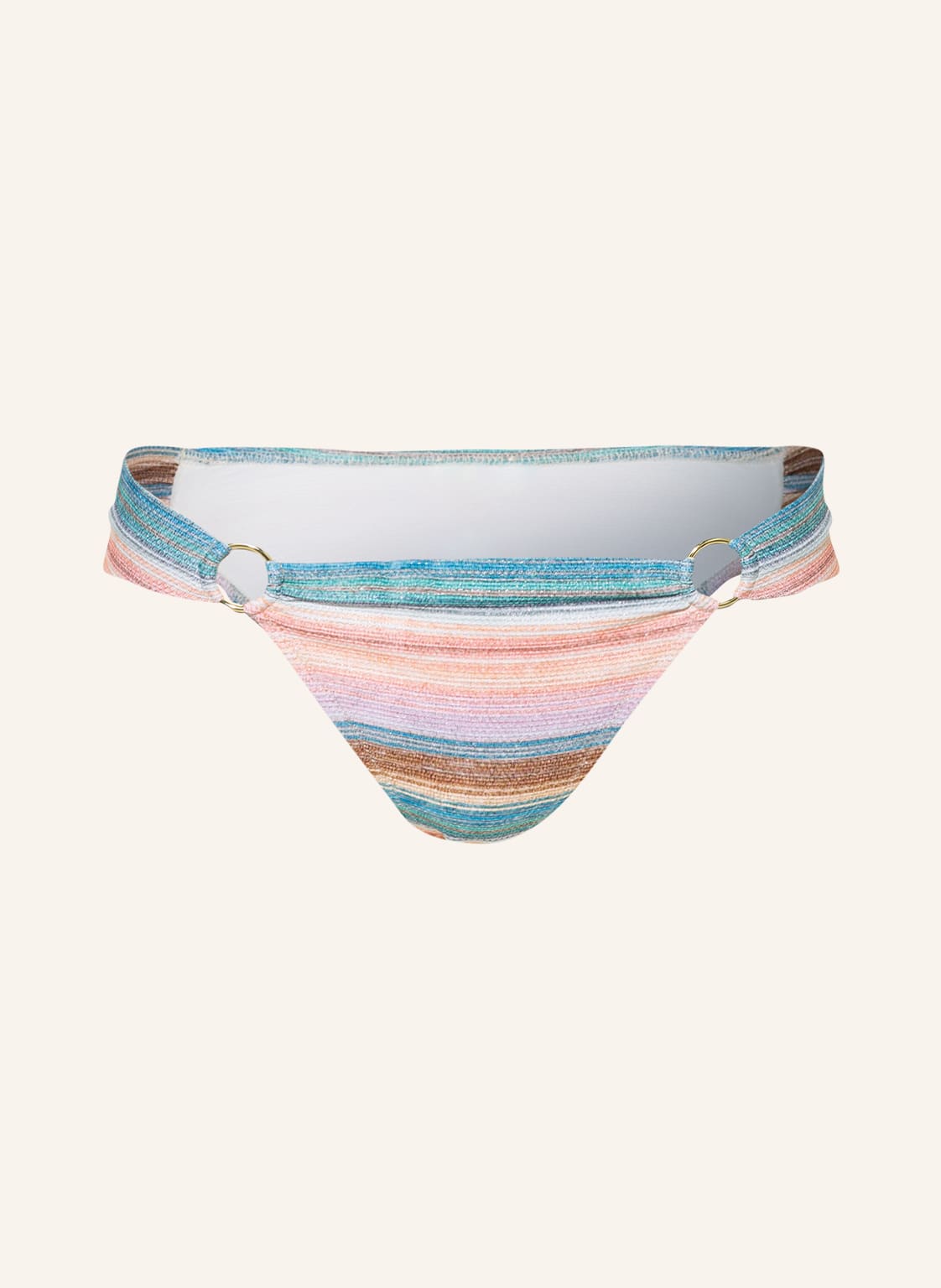 Image of Watercult Basic-Bikini-Hose Pastel Sunset Mit Glitzergarn rosa