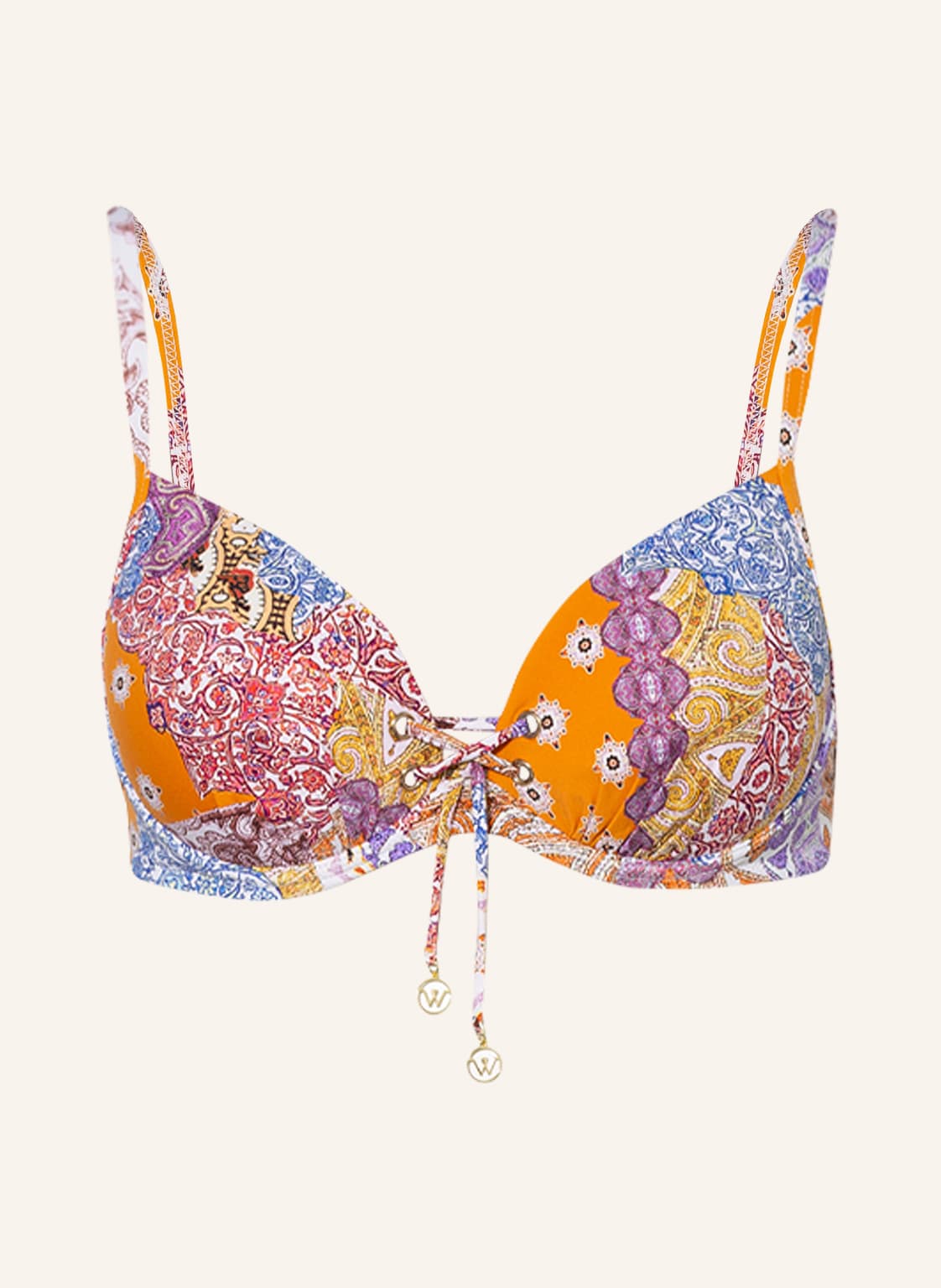 Image of Watercult Bügel-Bikini-Top Boho Heat orange
