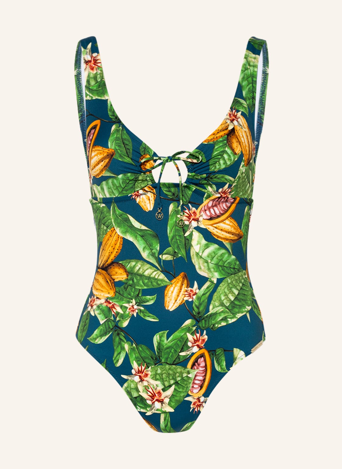 Image of Watercult Badeanzug Jungle Mania gruen