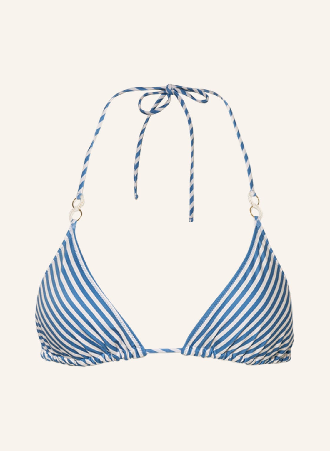 Image of Watercult Triangel-Bikini-Top Seaside Vacay blau