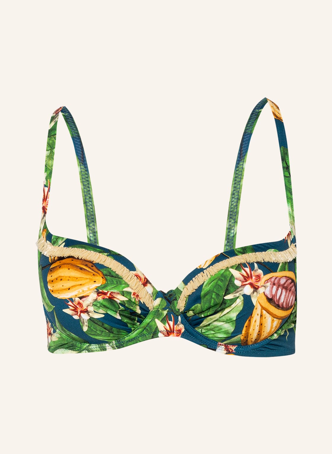 Image of Watercult Bügel-Bikini-Top Jungle Mania gruen