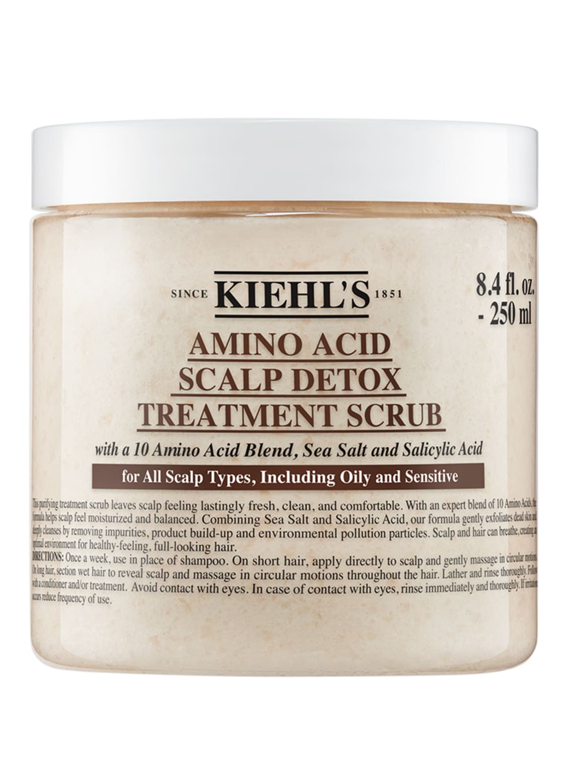 Image of Kiehl's Amino Acid Scalp - Detoxifying Scrub Haarpeeling 250 ml