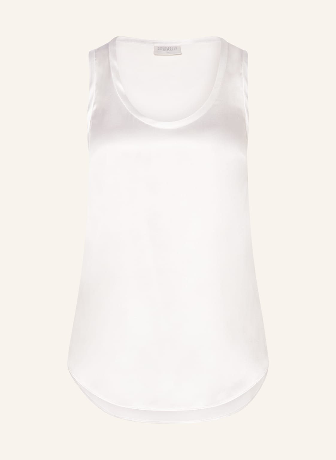 Image of Brunello Cucinelli Seidentop weiss