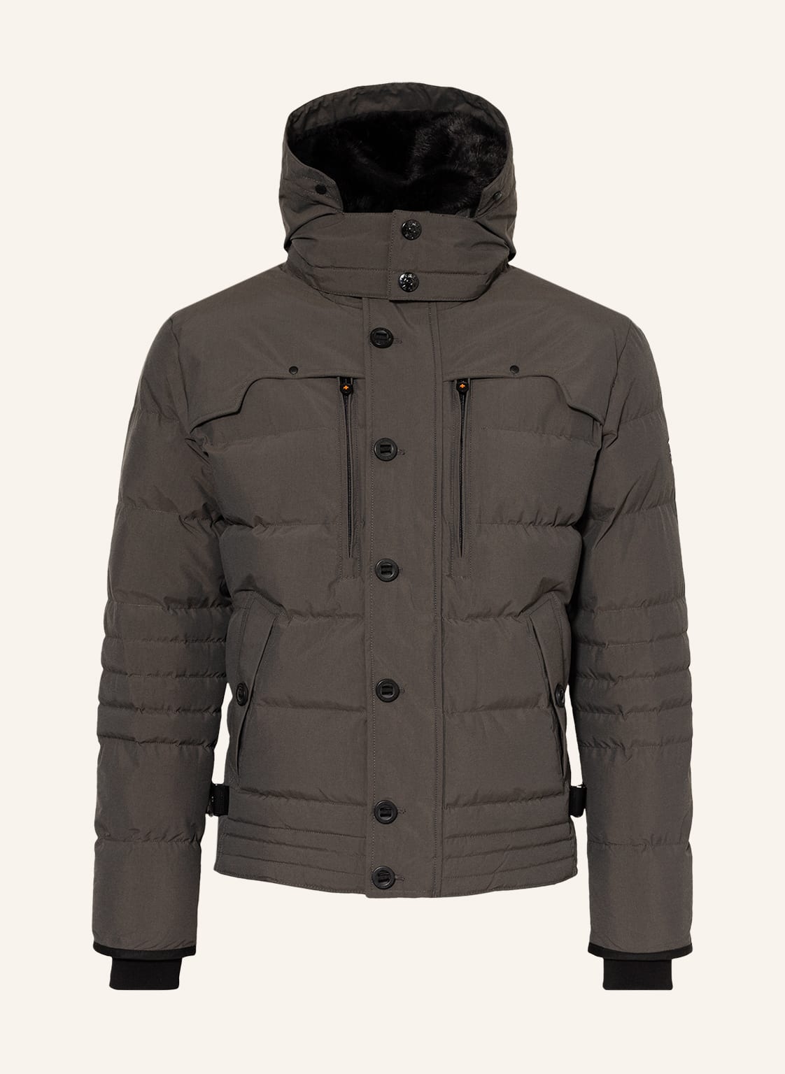 Image of Wellensteyn Steppjacke Starstream Mit Abnehmbarer Kapuze Und Kunstfell gruen