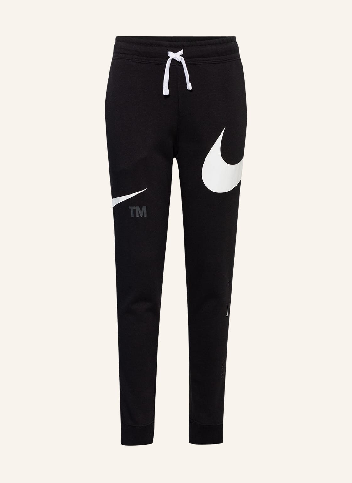 Nike Sweatpants Sportswear Swoosh schwarz