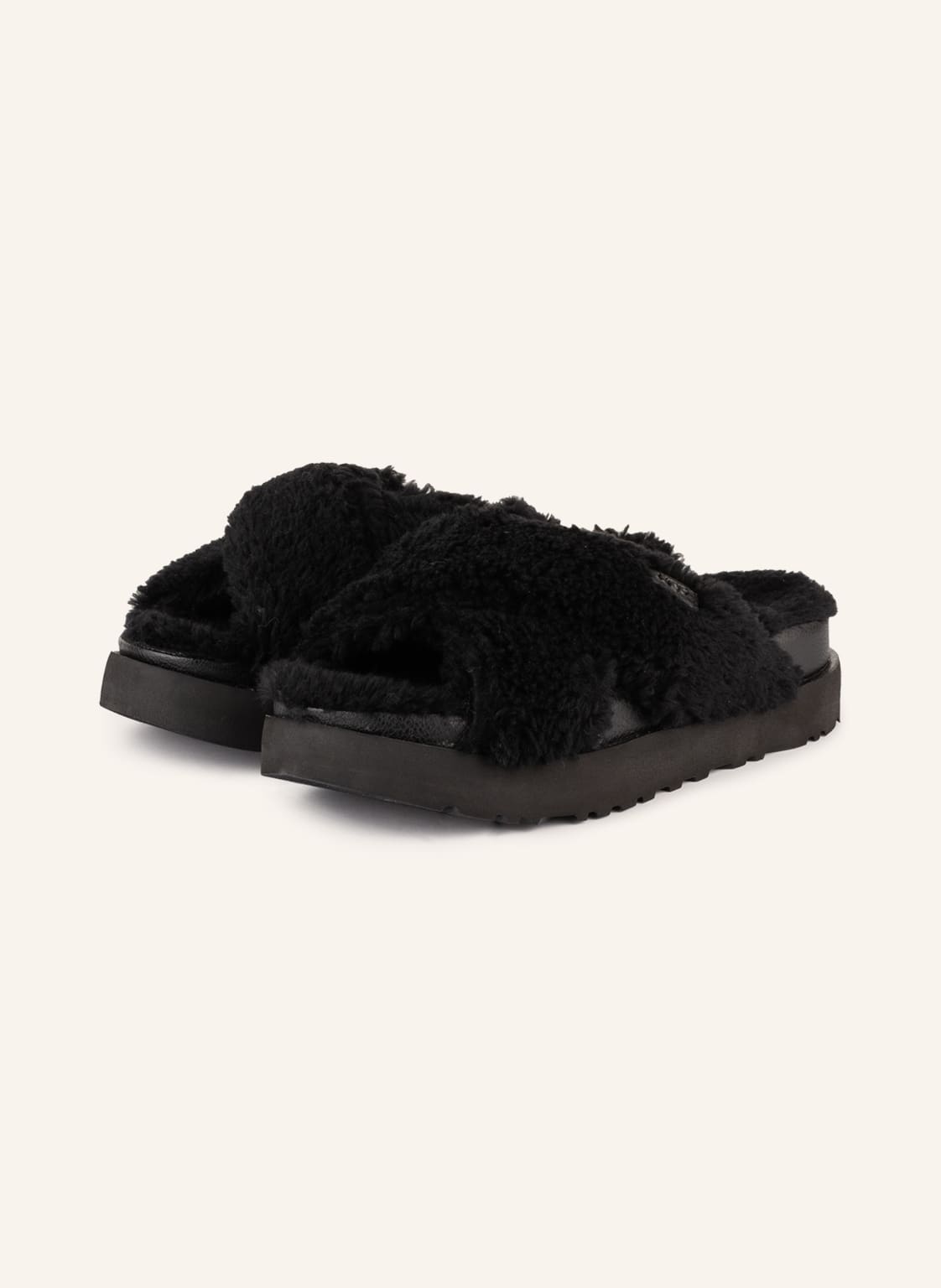Image of Ugg Pantoletten Fuzz Sugar schwarz