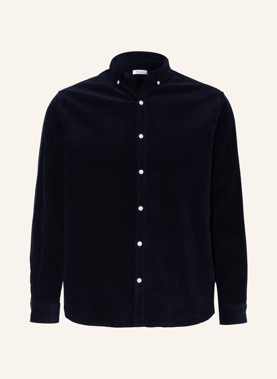 Image of Paul Cordhemd Regular Fit blau