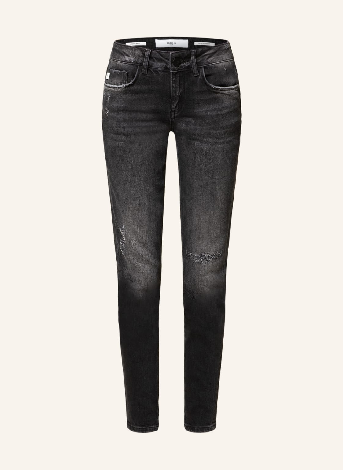 Image of Goldgarn Denim Skinny Jeans Jungbusch schwarz