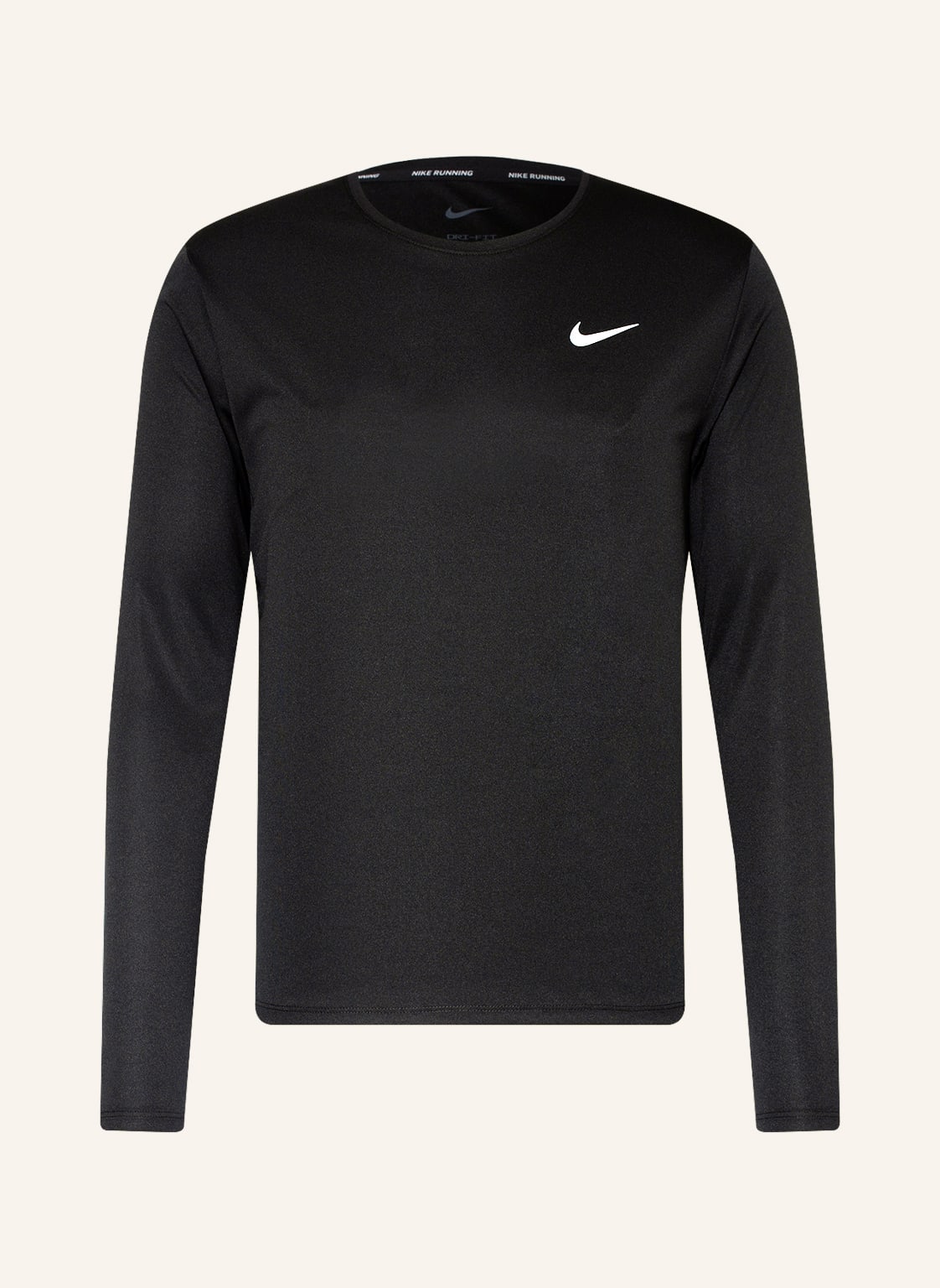 Image of Nike Laufshirt Dri-Fit Miler schwarz