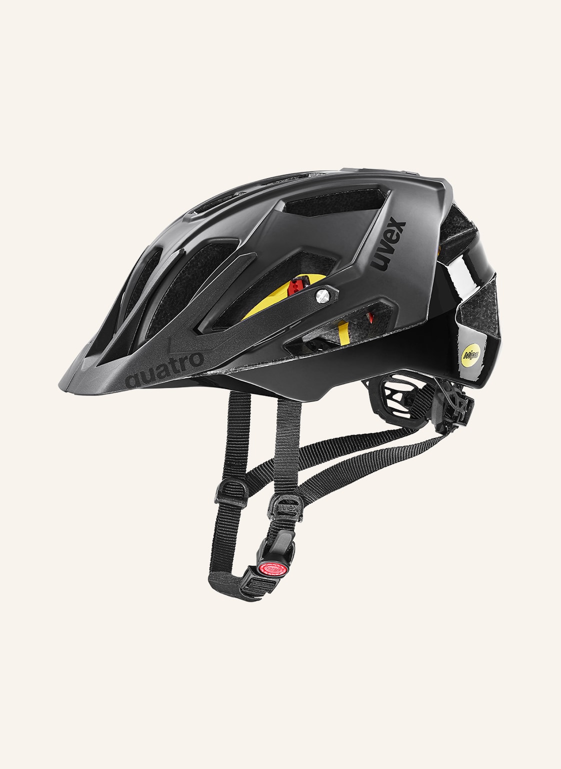Image of Uvex Fahrradhelm Quatro Cc Mips schwarz