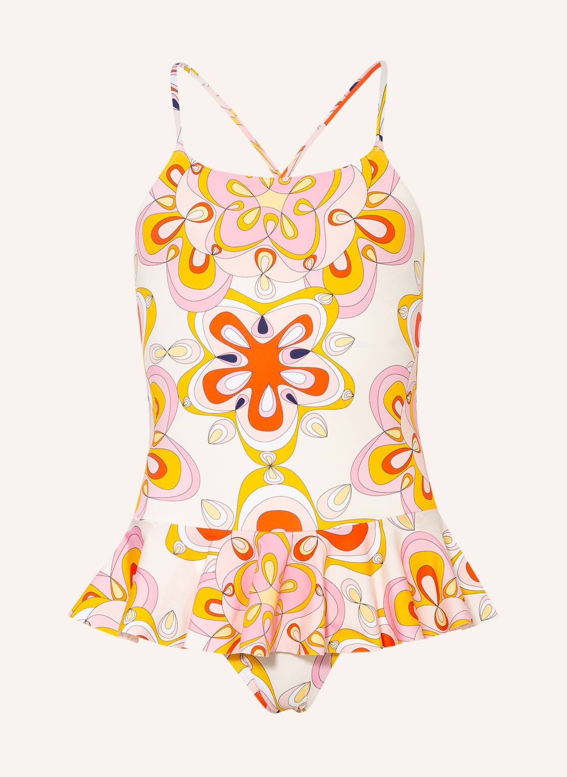 Image of Vilebrequin Badeanzug Kaleidoscope rosa