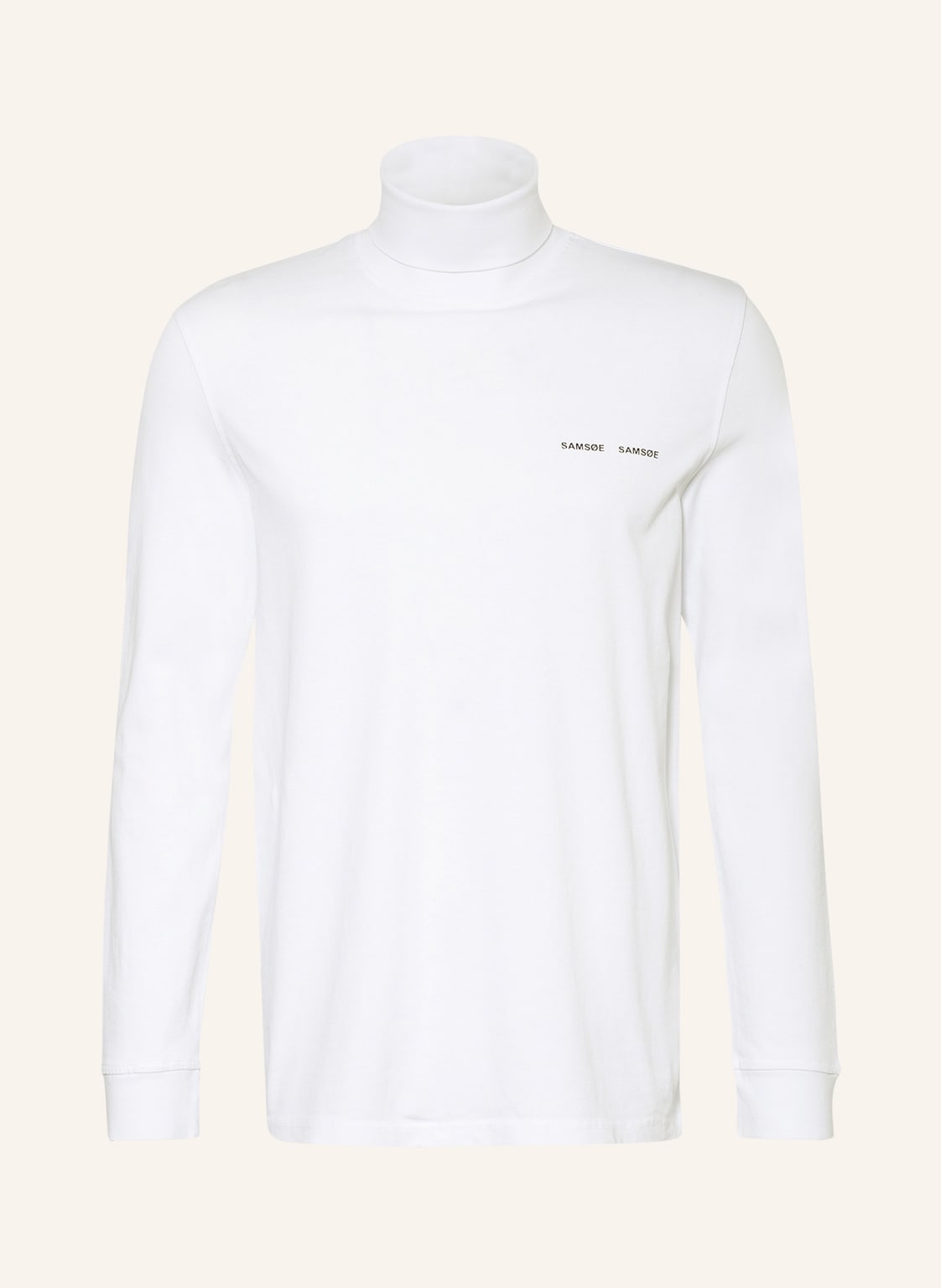 Image of Samsøe Samsøe Rollkragenshirt Norsbro weiss