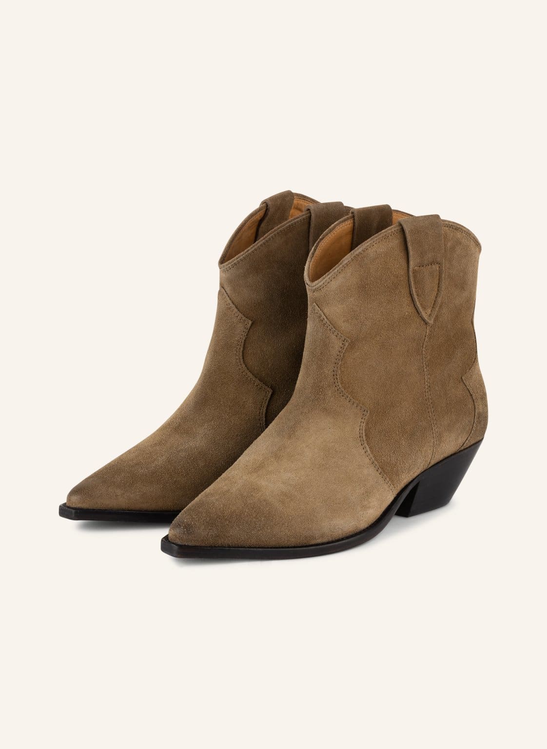 Image of Isabel Marant Cowboy Boots Dewina beige